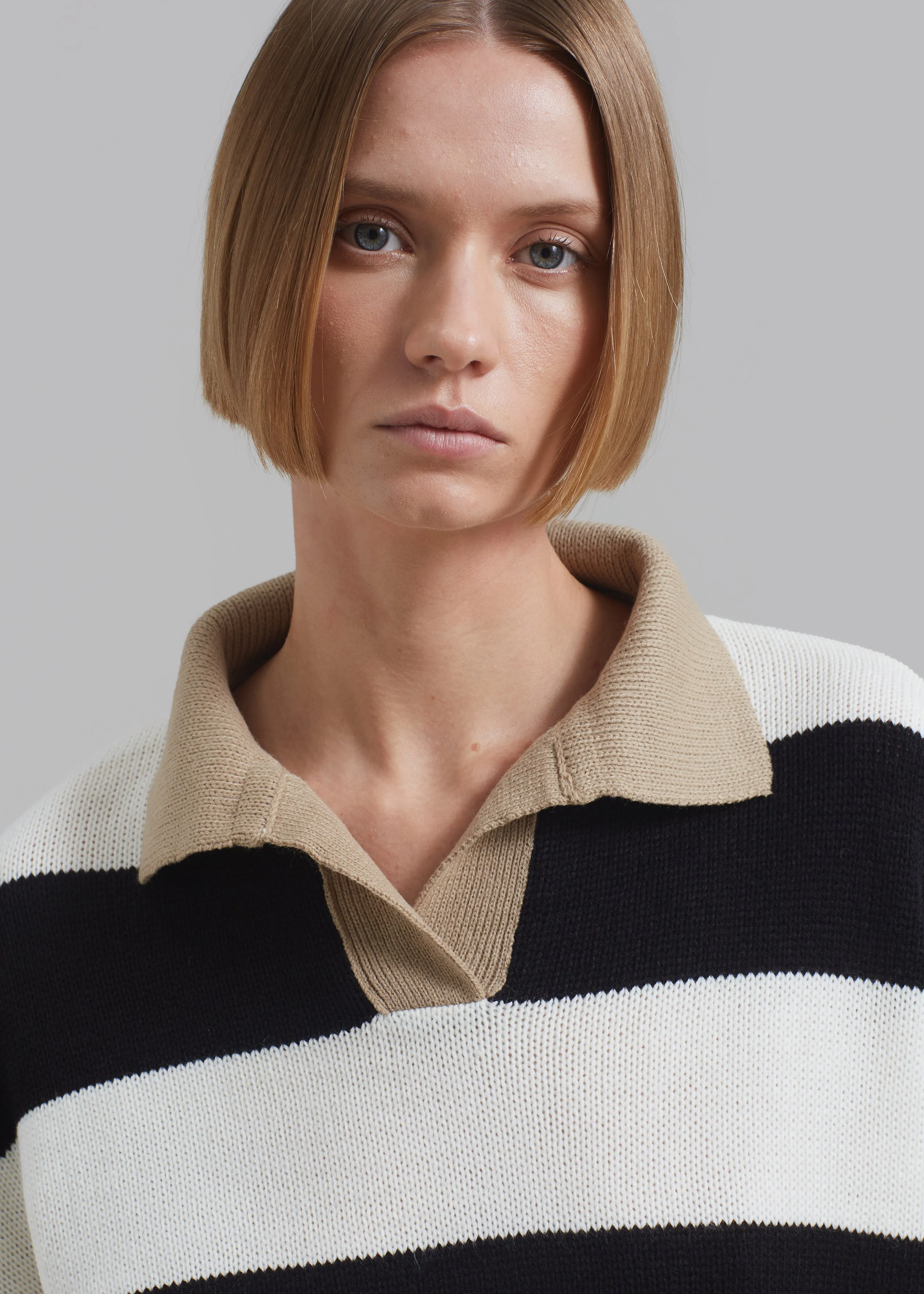Andrew Sweater - White/Black Stripe sold by Frankie Shop product image thumbnail 2