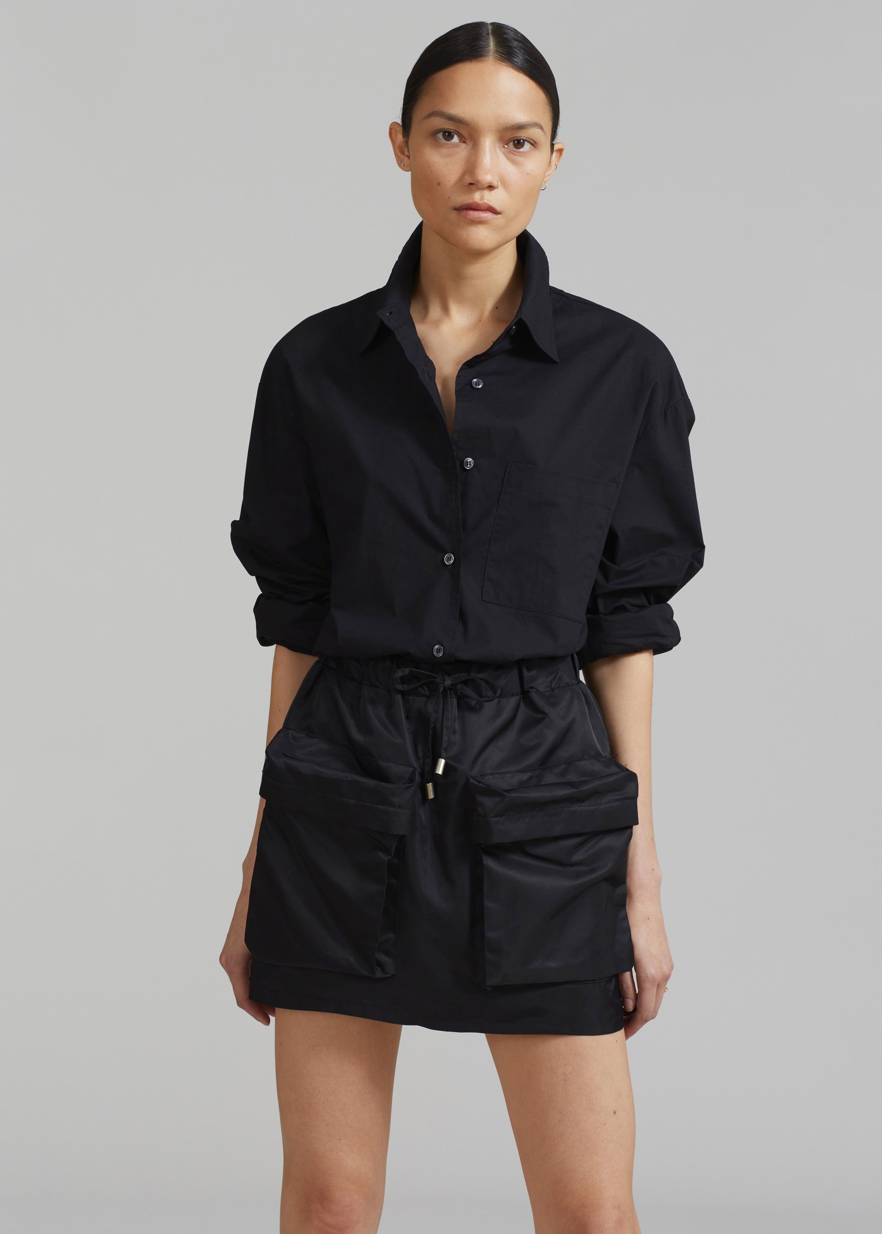 Neta Pocket Mini Skirt - Black sold by Frankie Shop