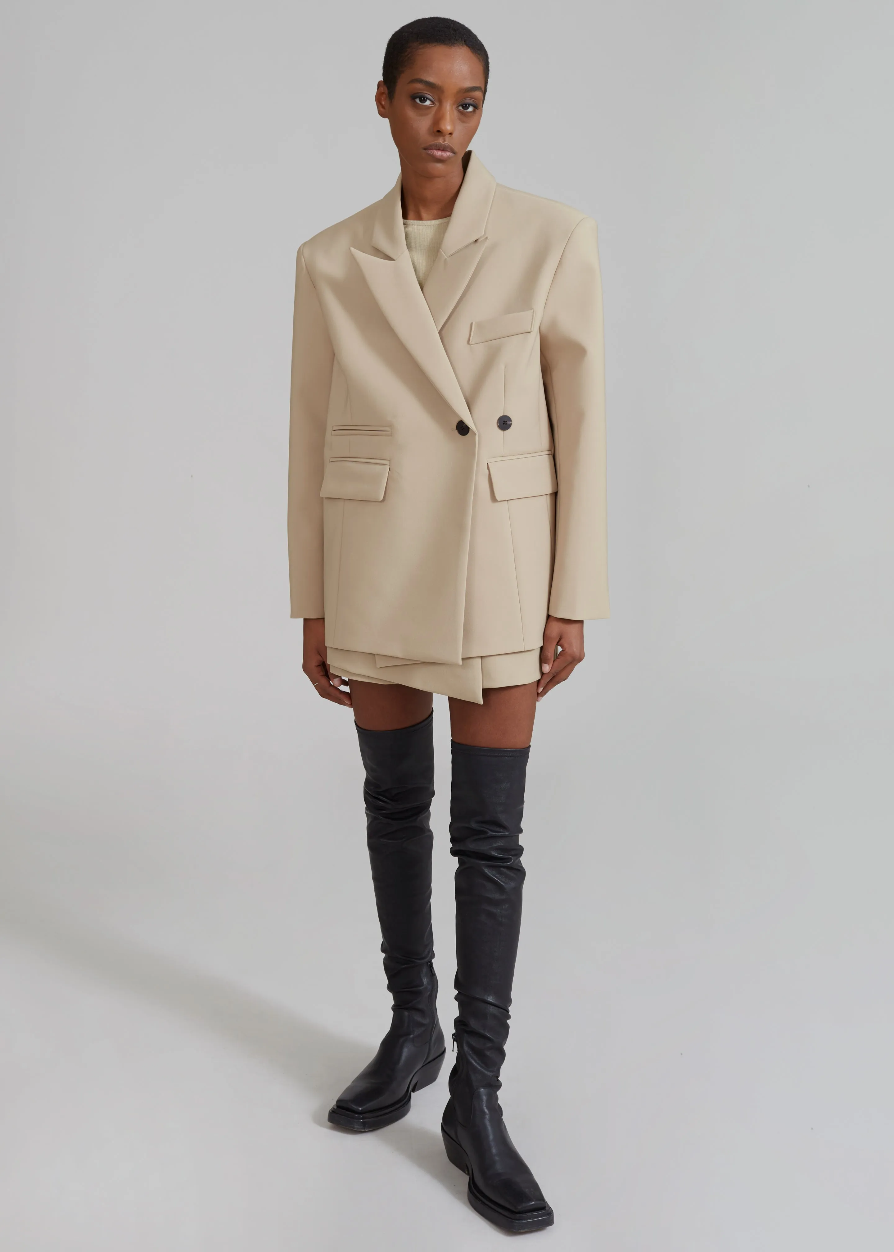 Paige Blazer - Beige sold by Frankie Shop