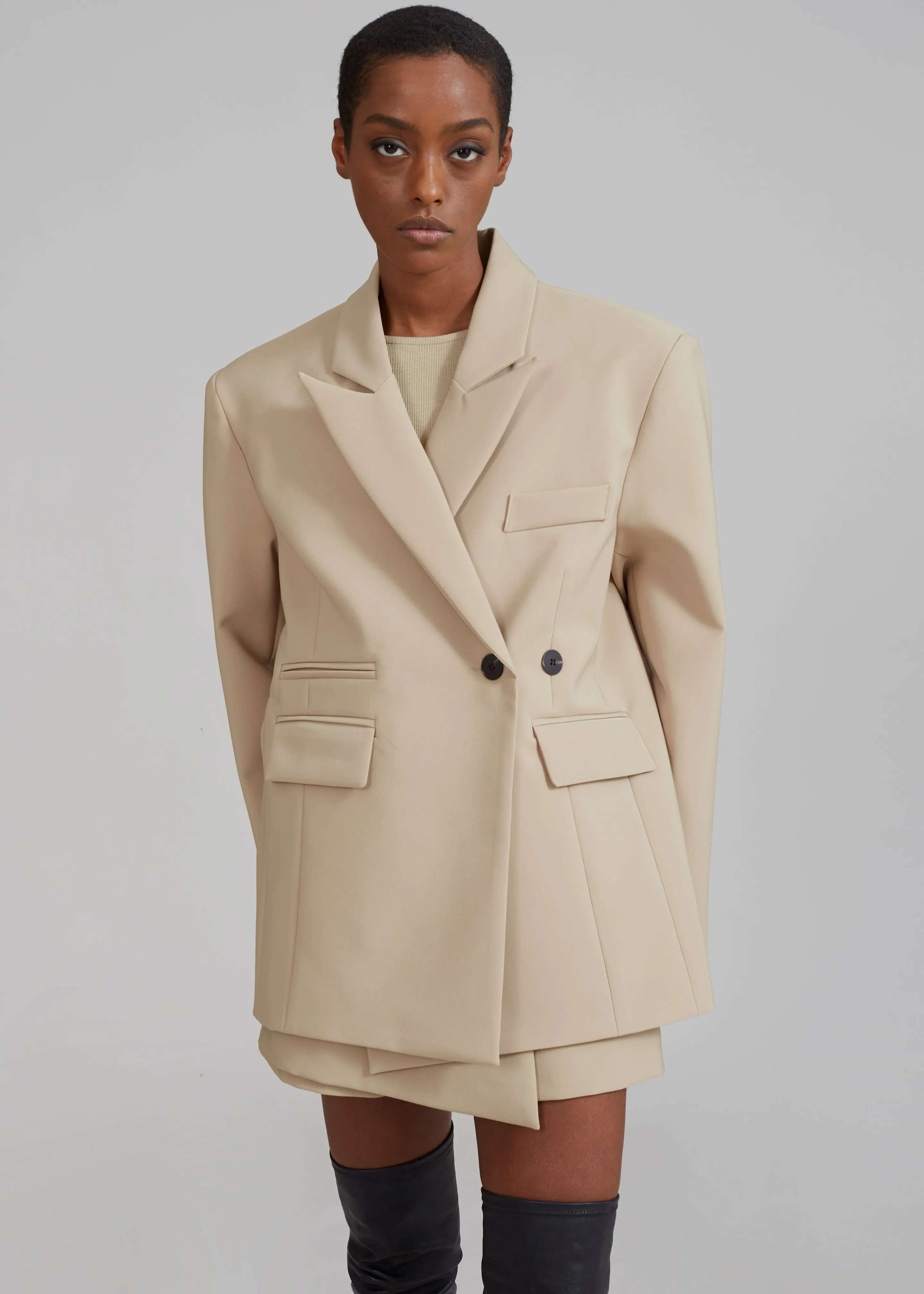 Paige Blazer - Beige sold by Frankie Shop product image thumbnail 2