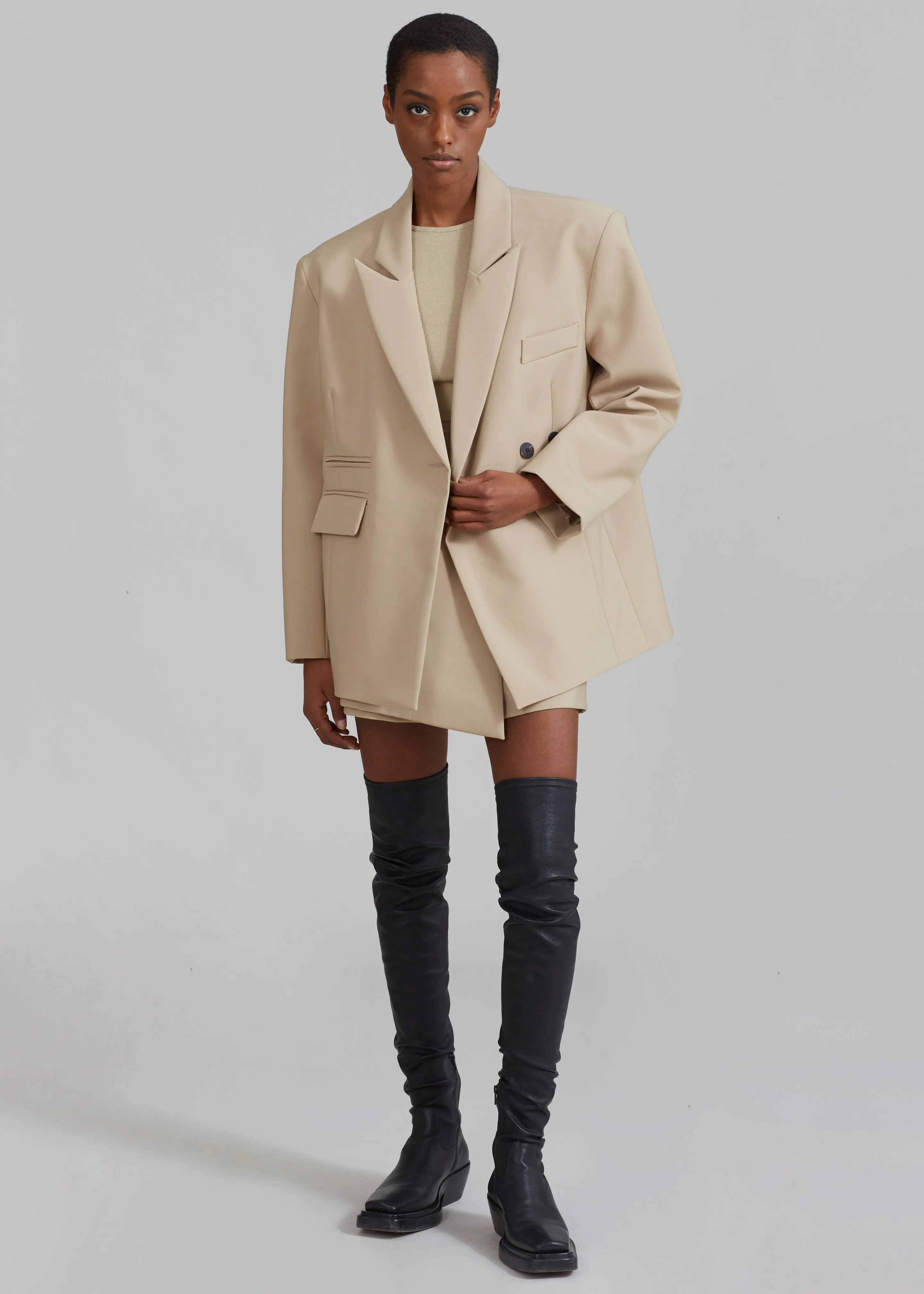 Paige Blazer - Beige sold by Frankie Shop product image thumbnail 5