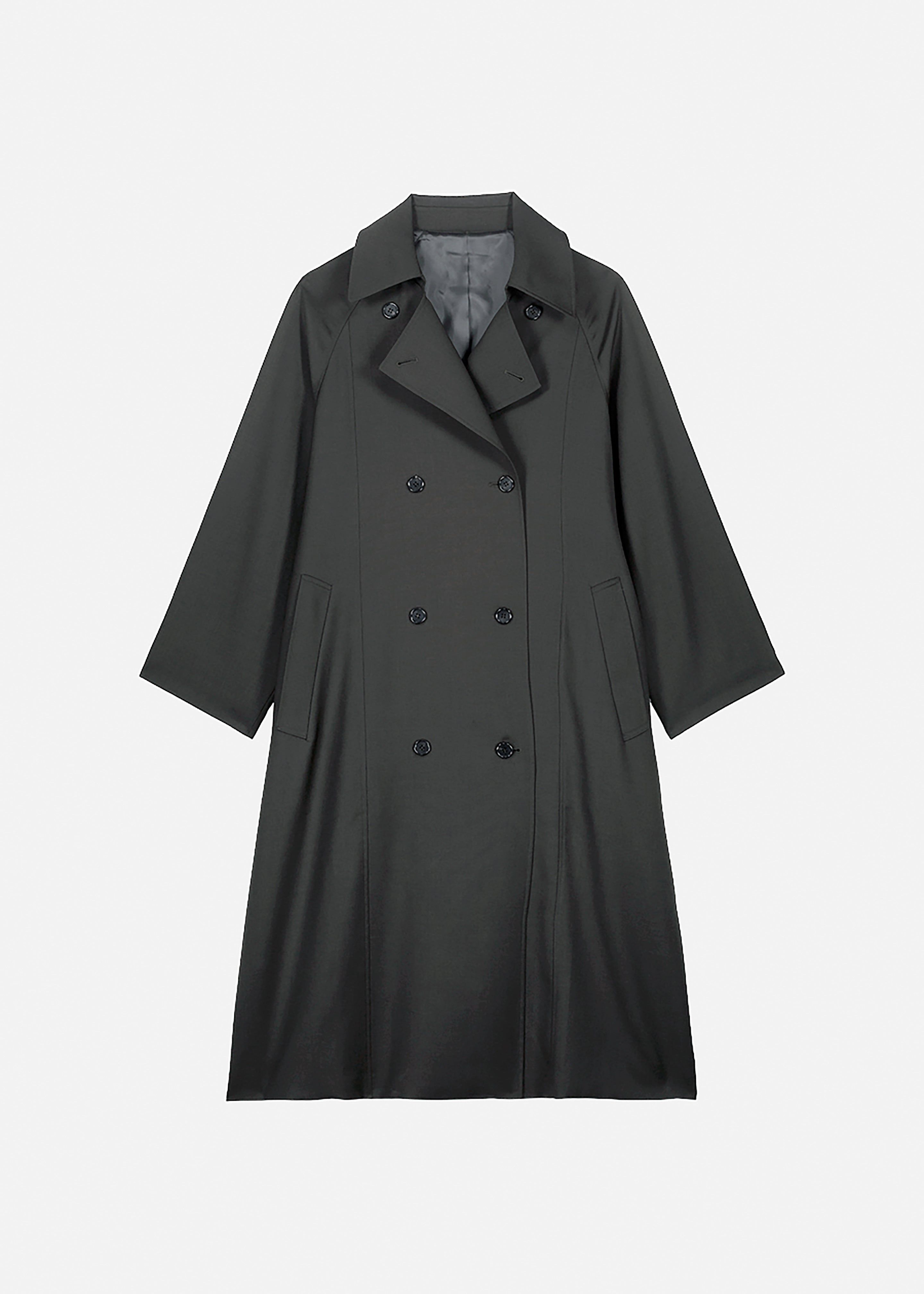 Willow Trench Coat - Dark Olive sold by Frankie Shop product image thumbnail 7