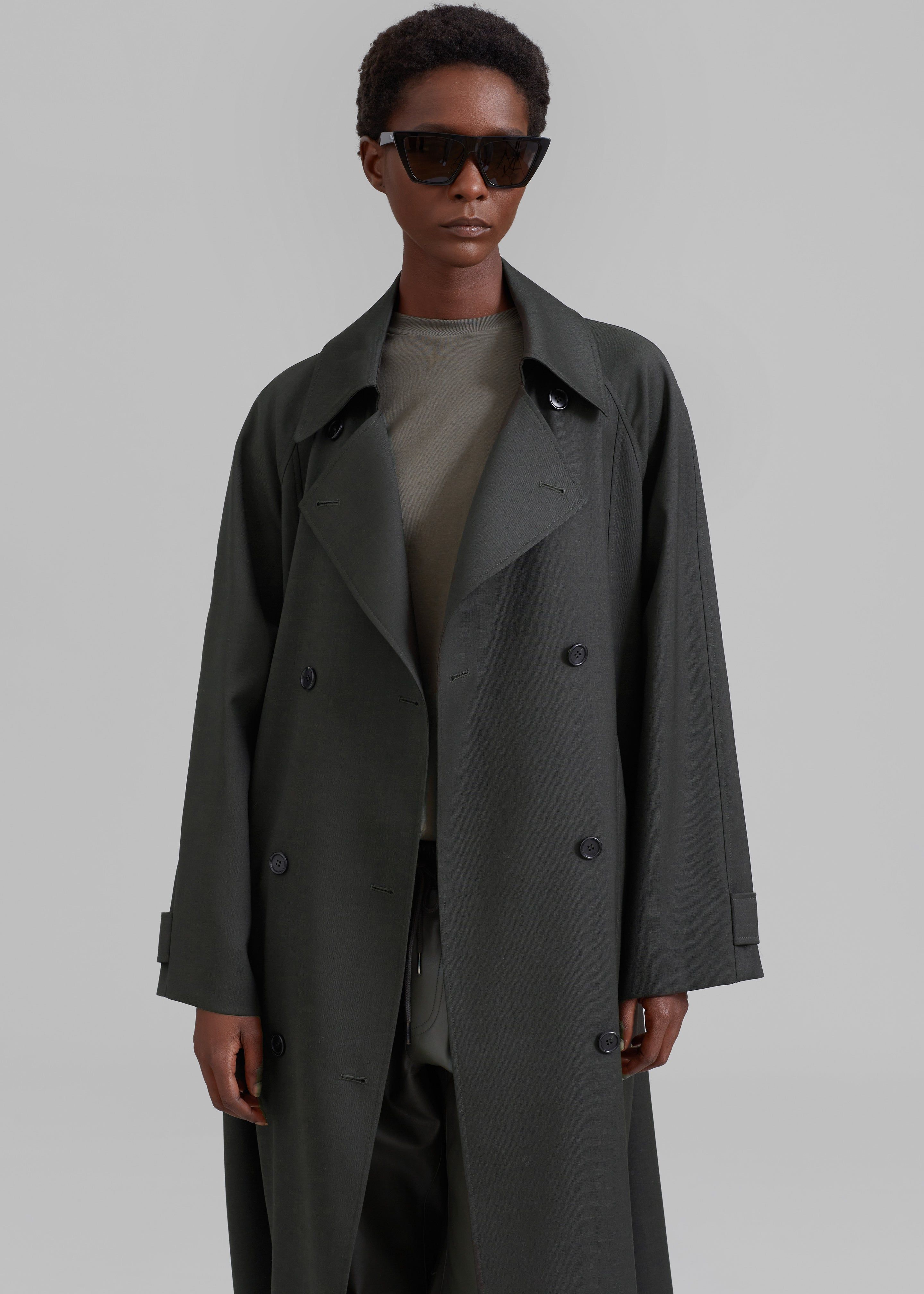 Willow Trench Coat - Dark Olive sold by Frankie Shop product image thumbnail 4
