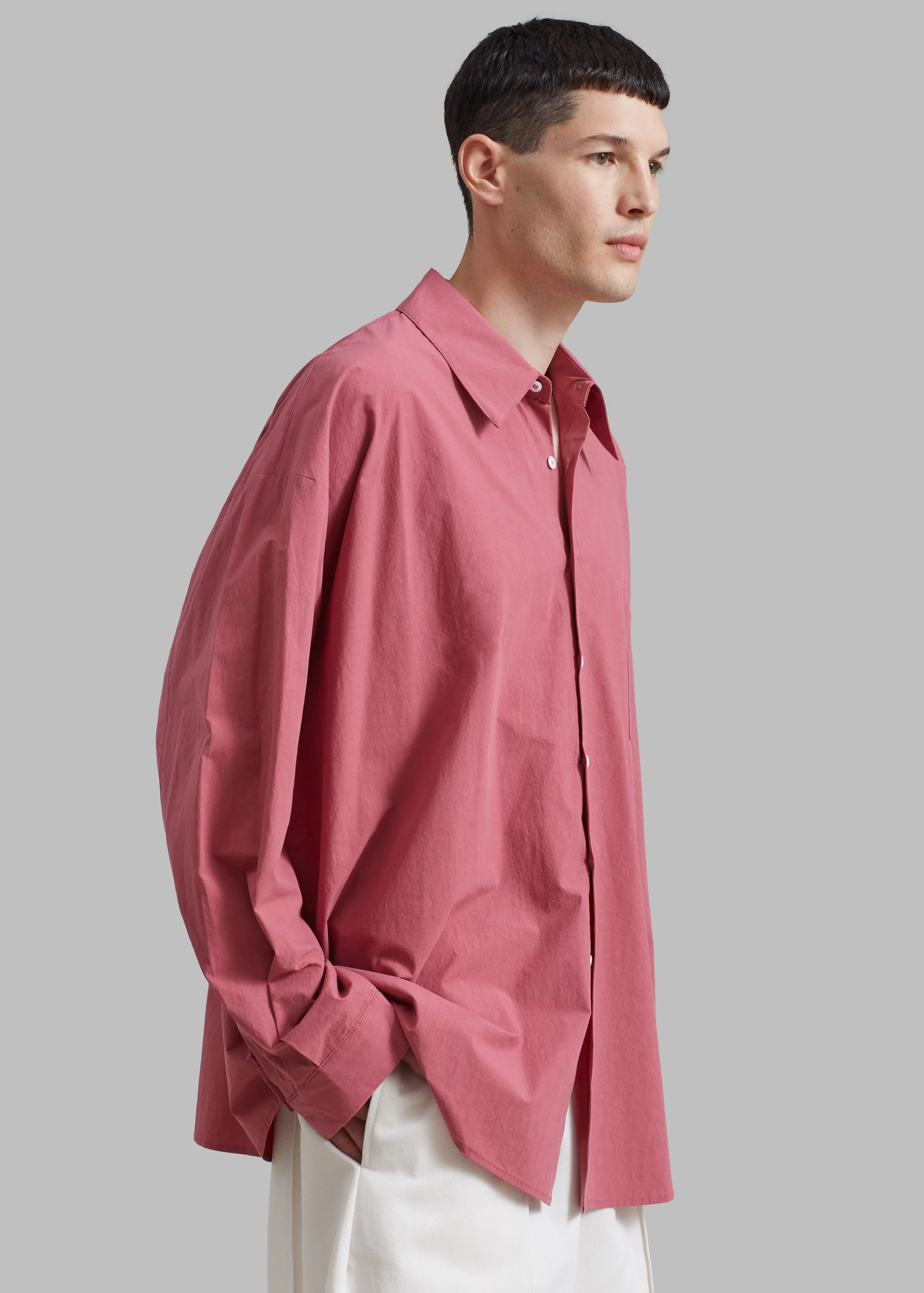 Darren Oversized Shirt - Red sold by Frankie Shop
