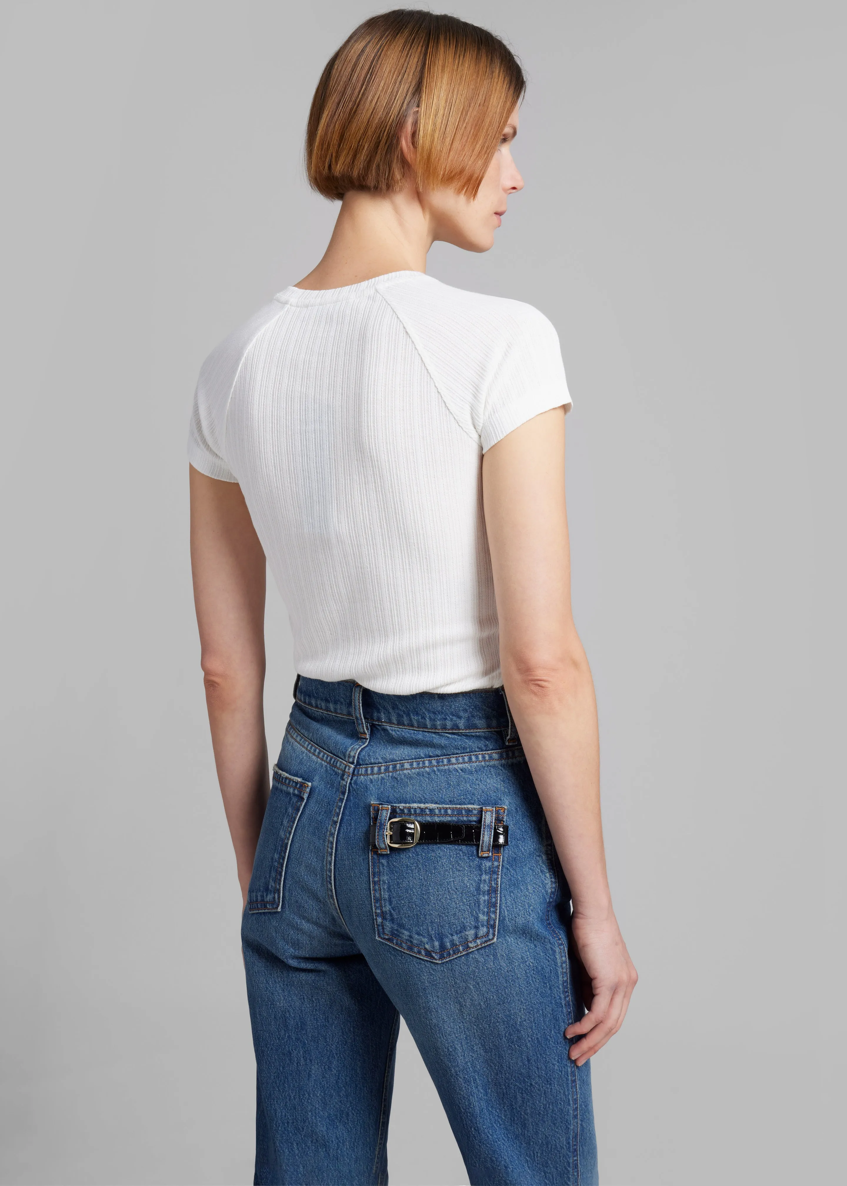 Samsøe Samsøe Salinn T-Shirt - White sold by Frankie Shop product image thumbnail 4