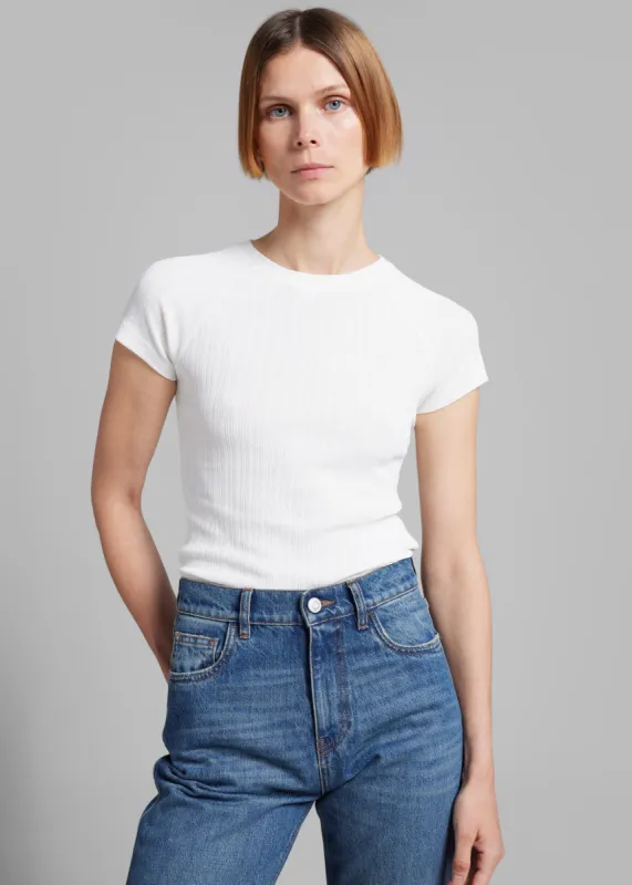 Samsøe Samsøe Salinn T-Shirt - White sold by Frankie Shop