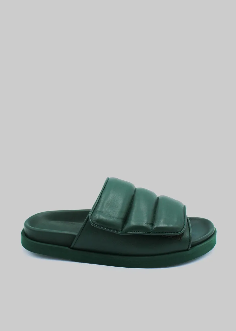 Gia Borghini Gia 3 Padded Slides - Cliff Green sold by Frankie Shop product image thumbnail 3