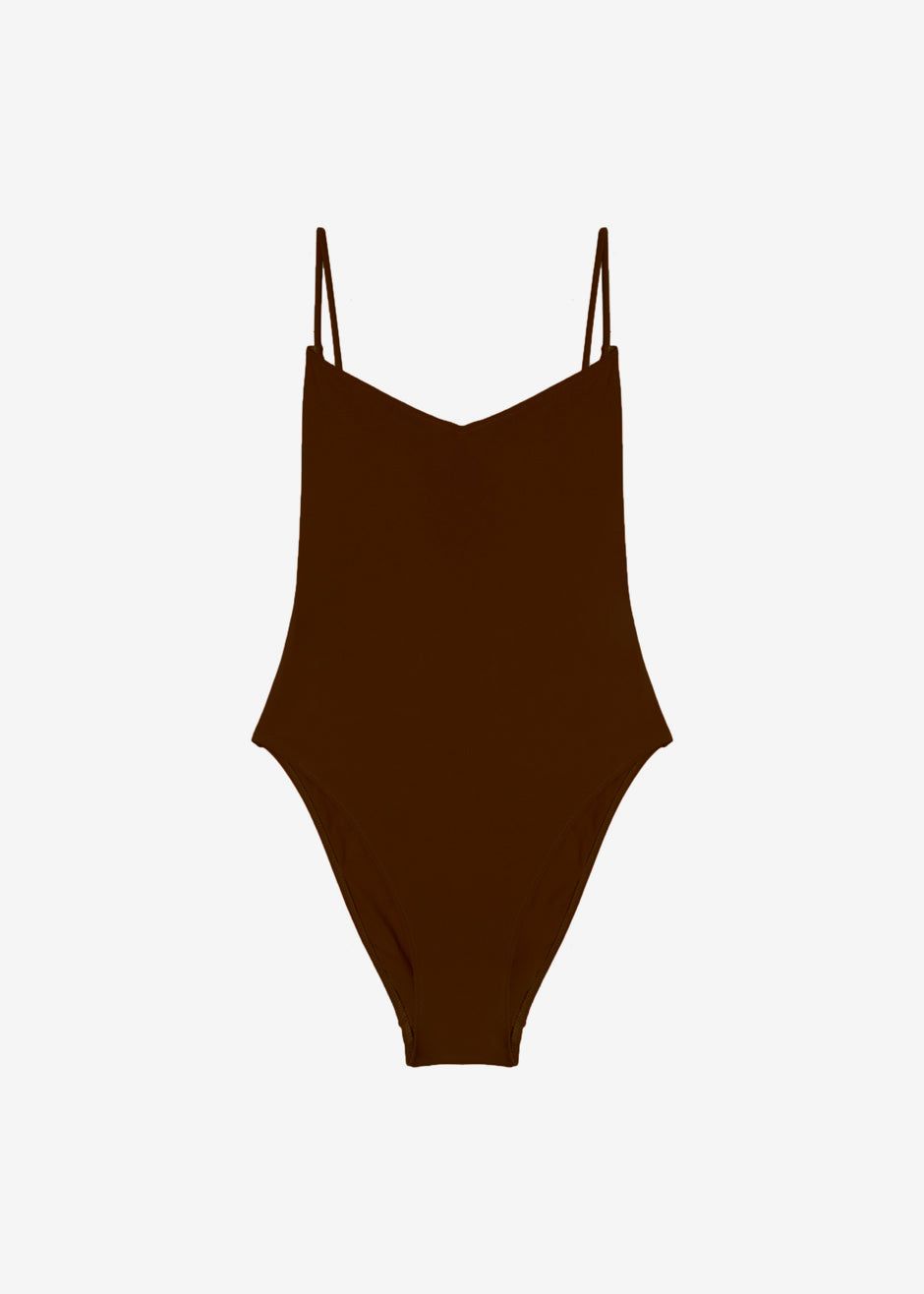 Lido Ventiquattro V-Neck Swimsuit - Brown sold by Frankie Shop product image thumbnail 7