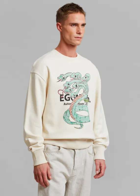 EGONLab Mascot Sweater - Natural Raw made by Frankie Shop