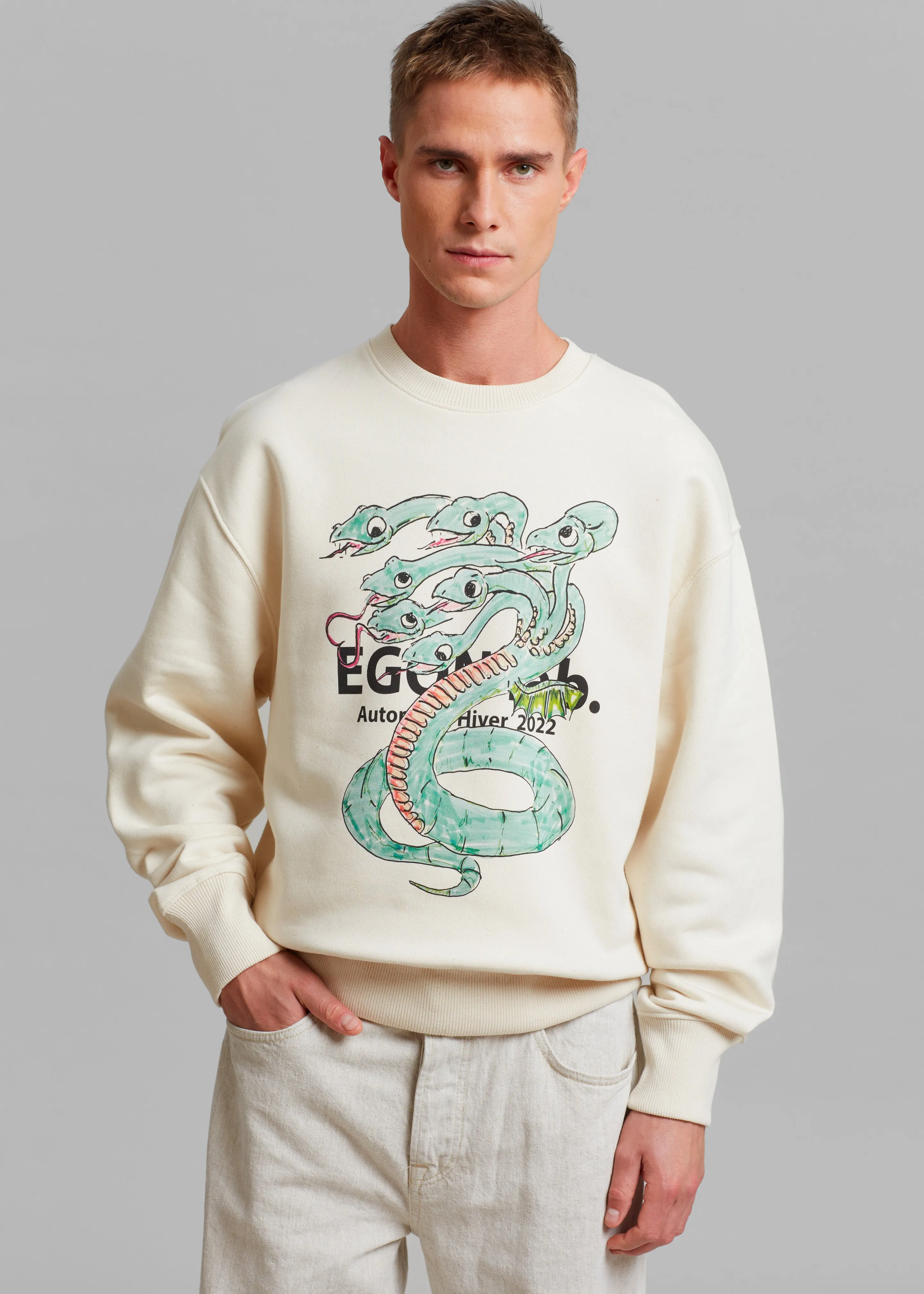 EGONLab Mascot Sweater - Natural Raw sold by Frankie Shop product image thumbnail 2