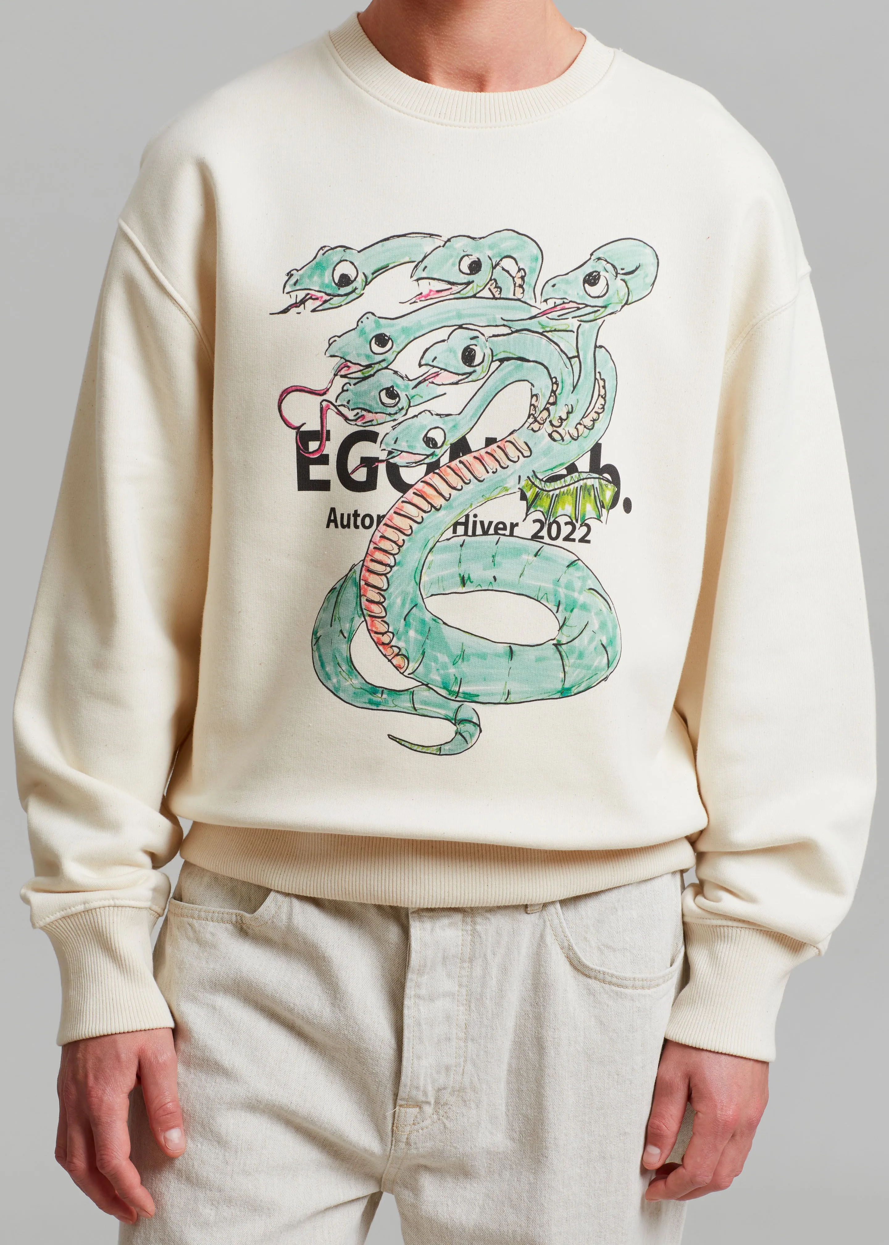 EGONLab Mascot Sweater - Natural Raw sold by Frankie Shop product image thumbnail 4