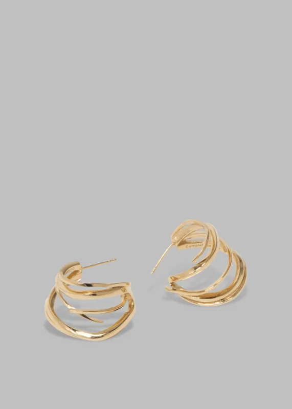 Completedworks C31 Earrings - Gold made by Frankie Shop