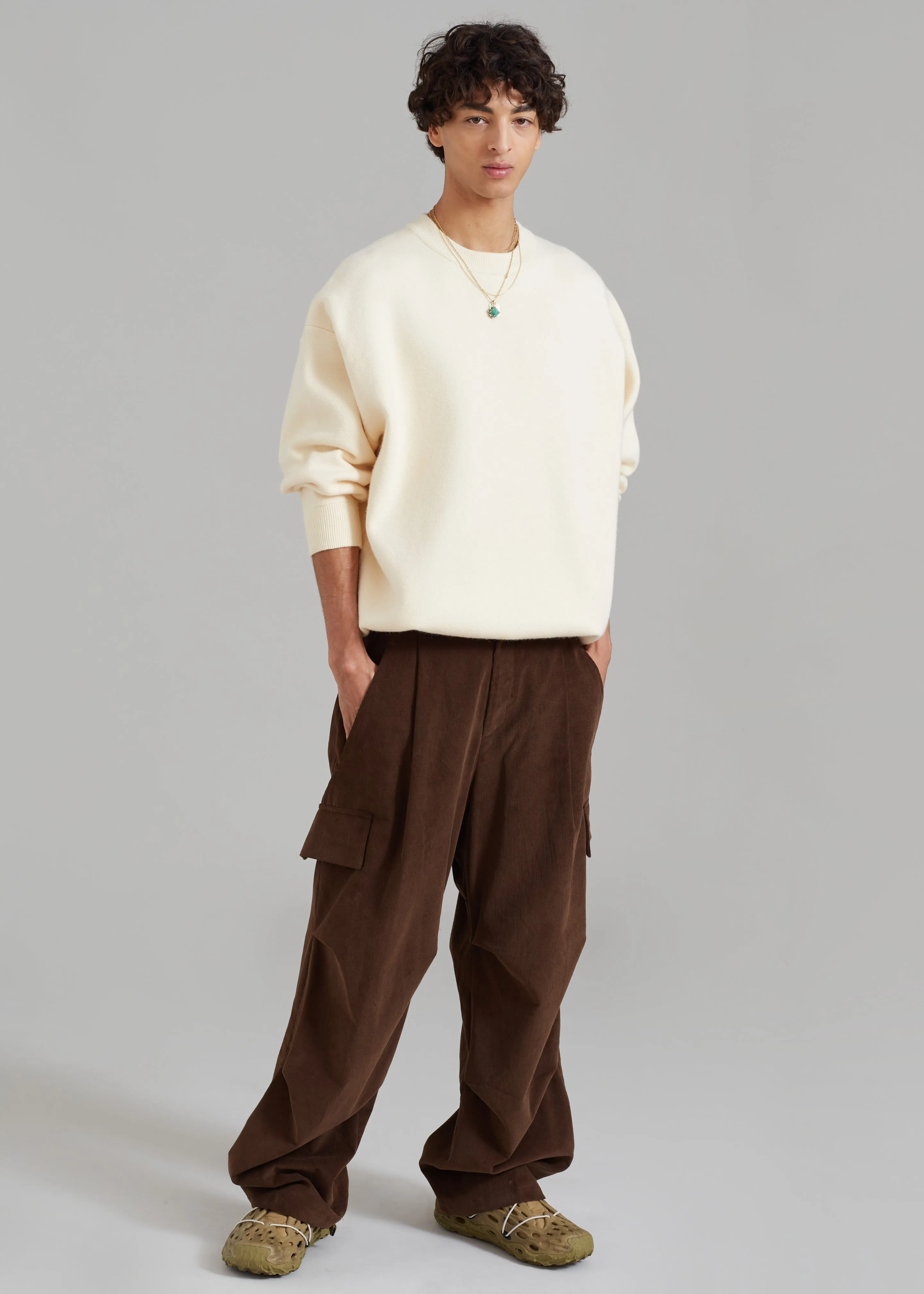 Arne Sweater - Cream sold by Frankie Shop product image thumbnail 3