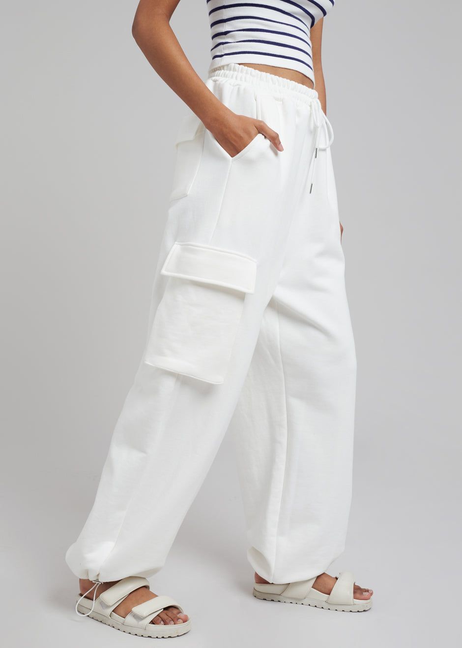 Chava Cargo Joggers - White sold by Frankie Shop product image thumbnail 3