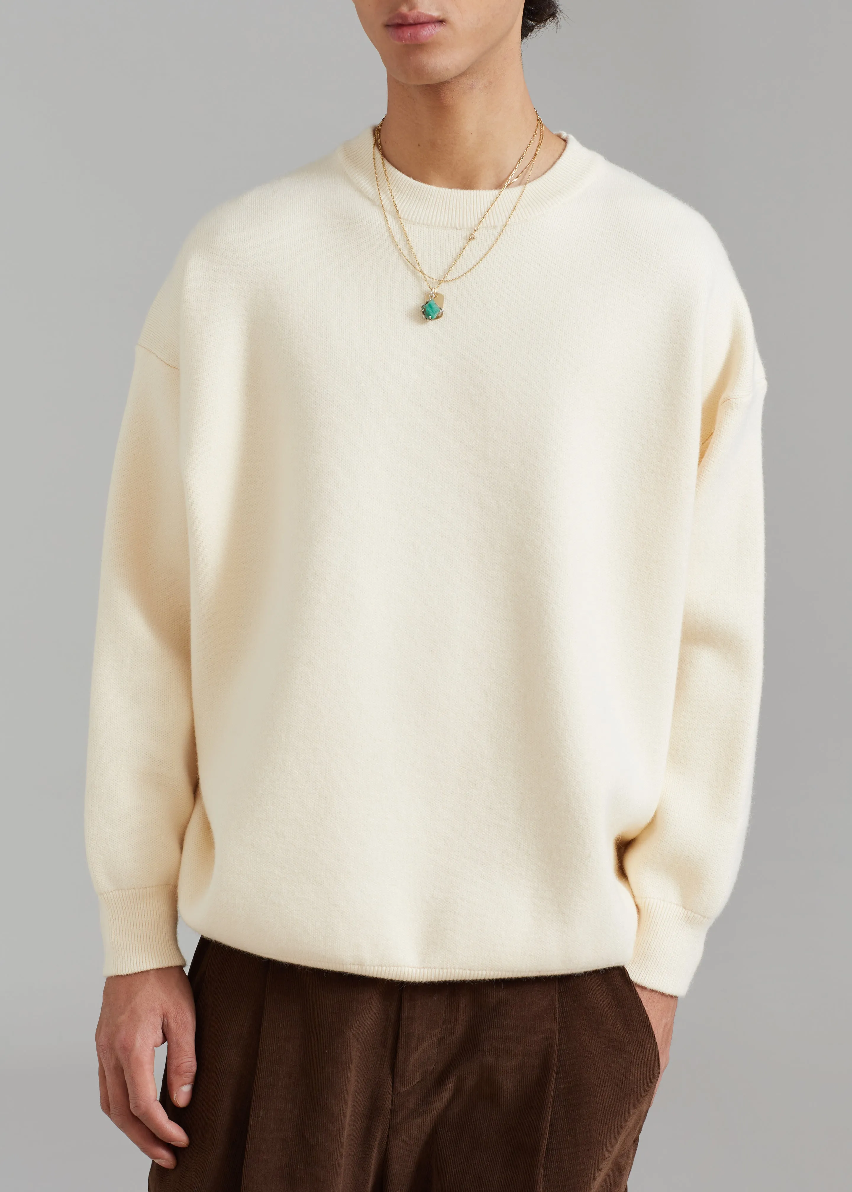 Arne Sweater - Cream sold by Frankie Shop product image thumbnail 4
