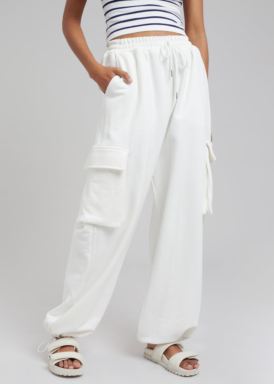 Chava Cargo Joggers - White sold by Frankie Shop