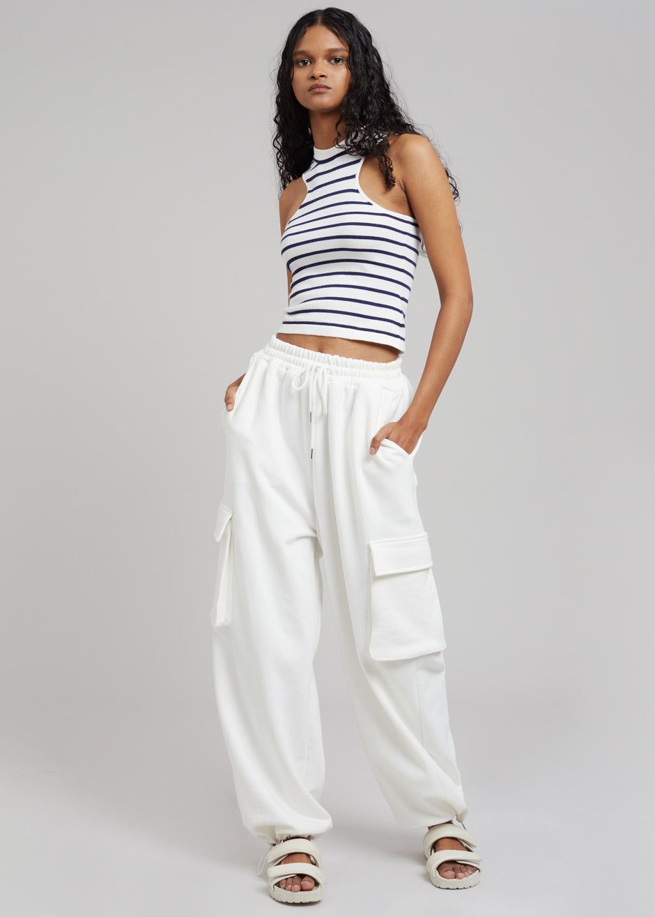 Chava Cargo Joggers - White sold by Frankie Shop product image thumbnail 4