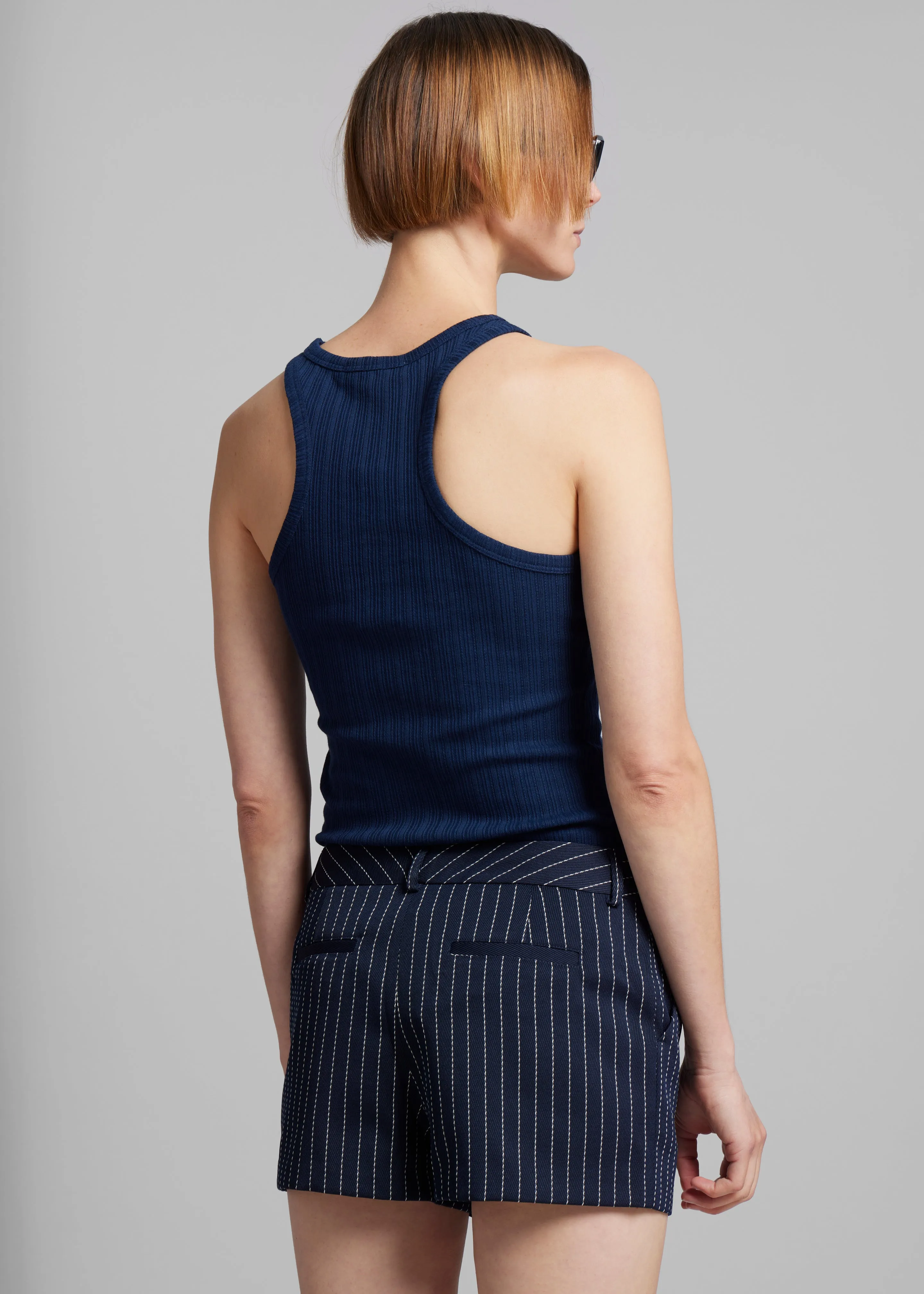 Samsøe Samsøe Sahelene Tank Top - Pageant Blue sold by Frankie Shop product image thumbnail 5