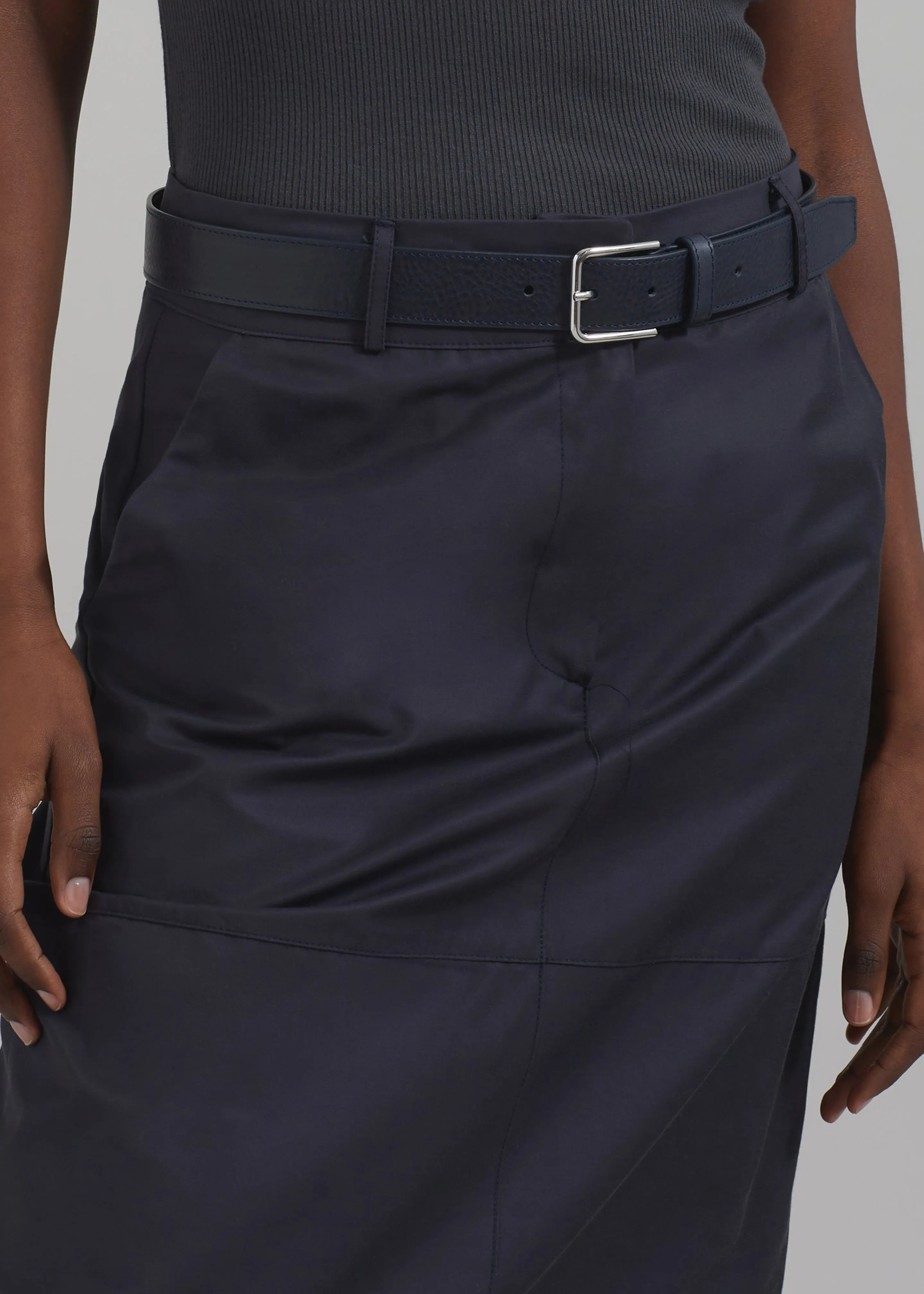 Toni Leather Belt - Dark Navy sold by Frankie Shop product image thumbnail 2