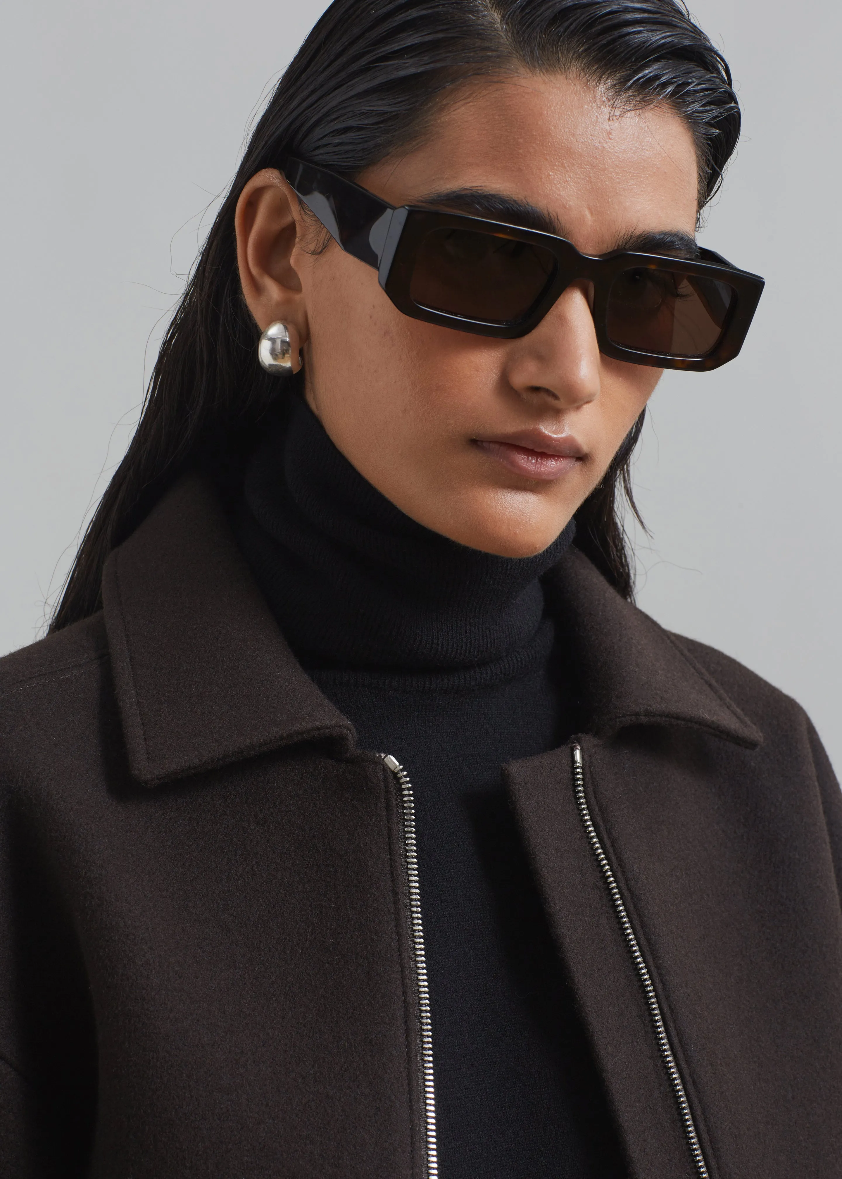 Kerrigan Wool Jacket - Brown sold by Frankie Shop product image thumbnail 5