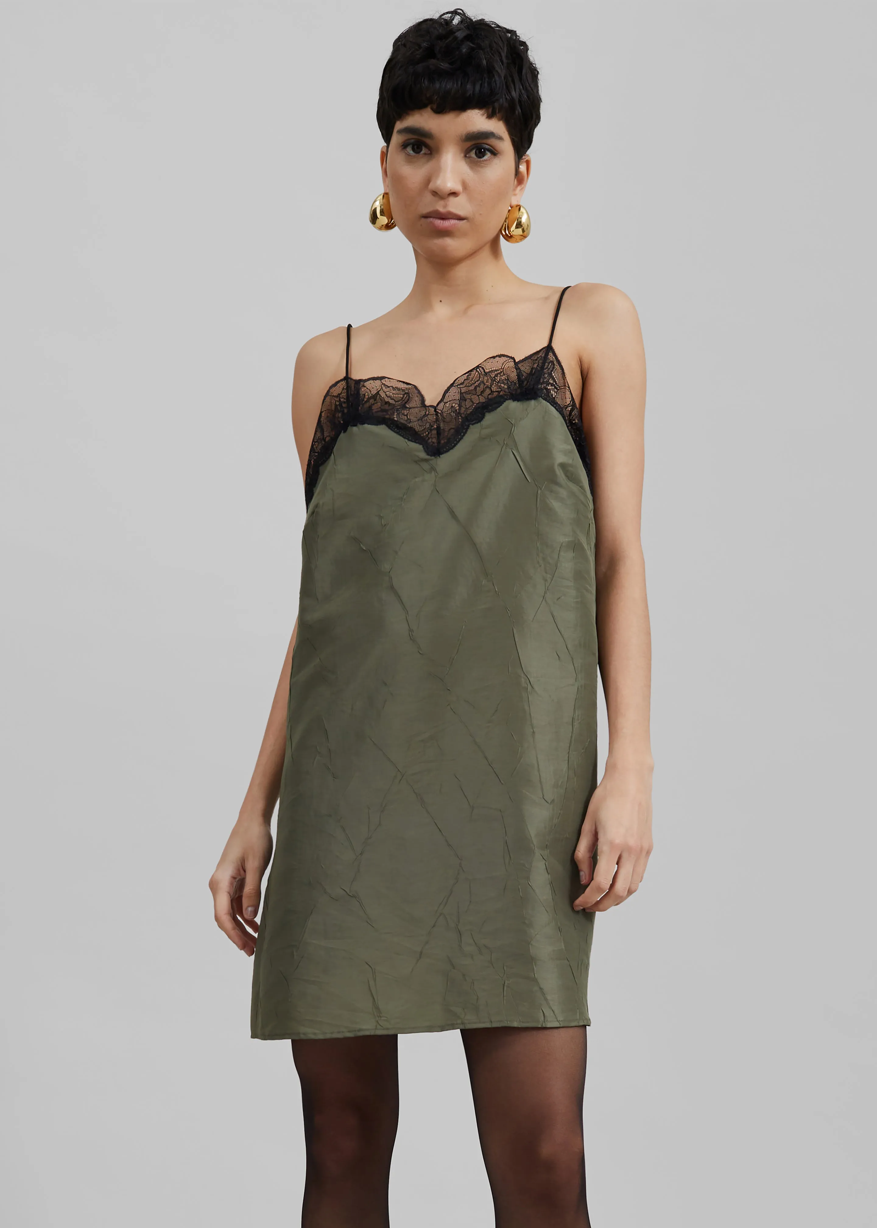 Julia Slip Dress - Khaki sold by Frankie Shop product image thumbnail 2