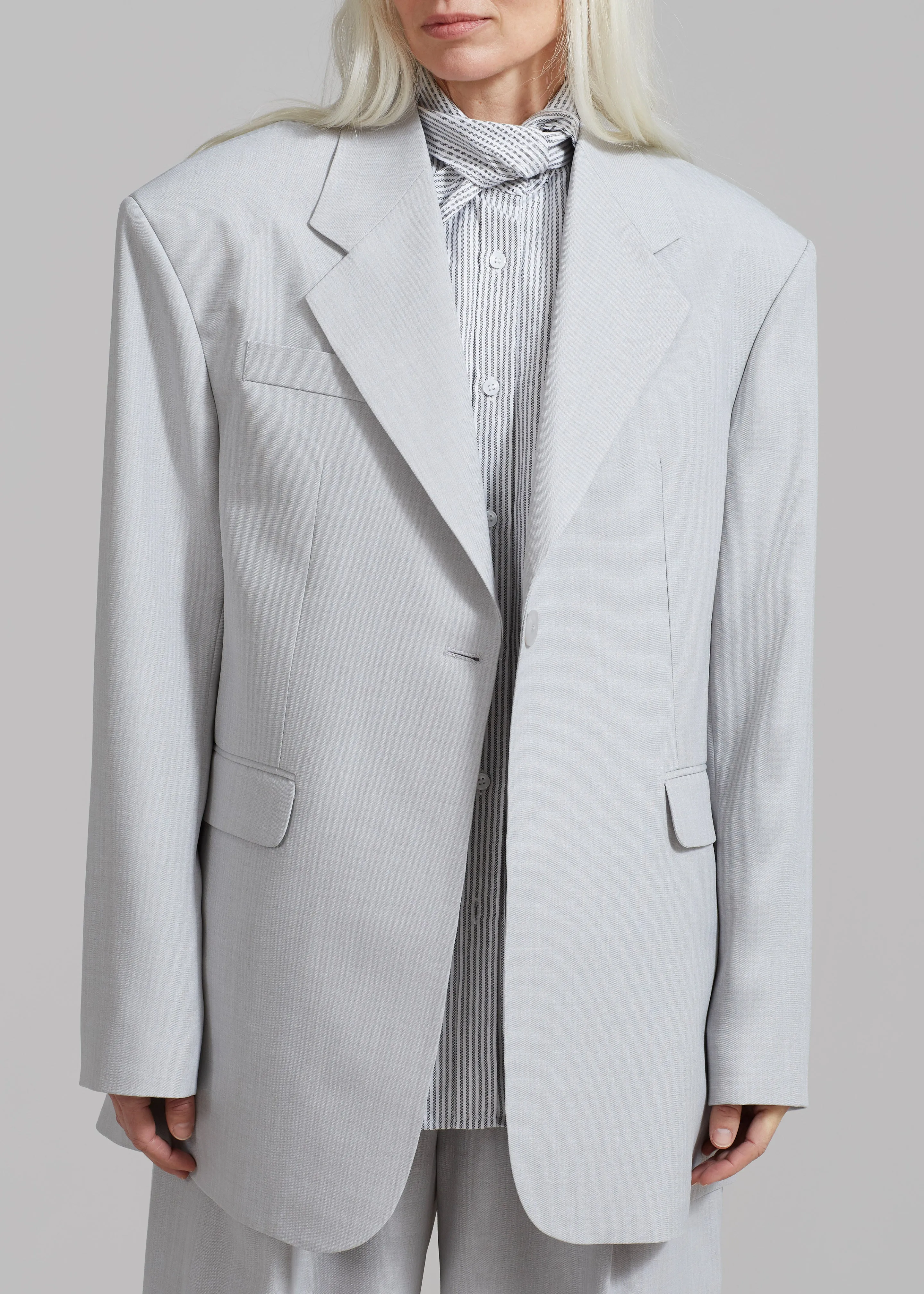 Gladys Blazer - Grey sold by Frankie Shop product image thumbnail 3