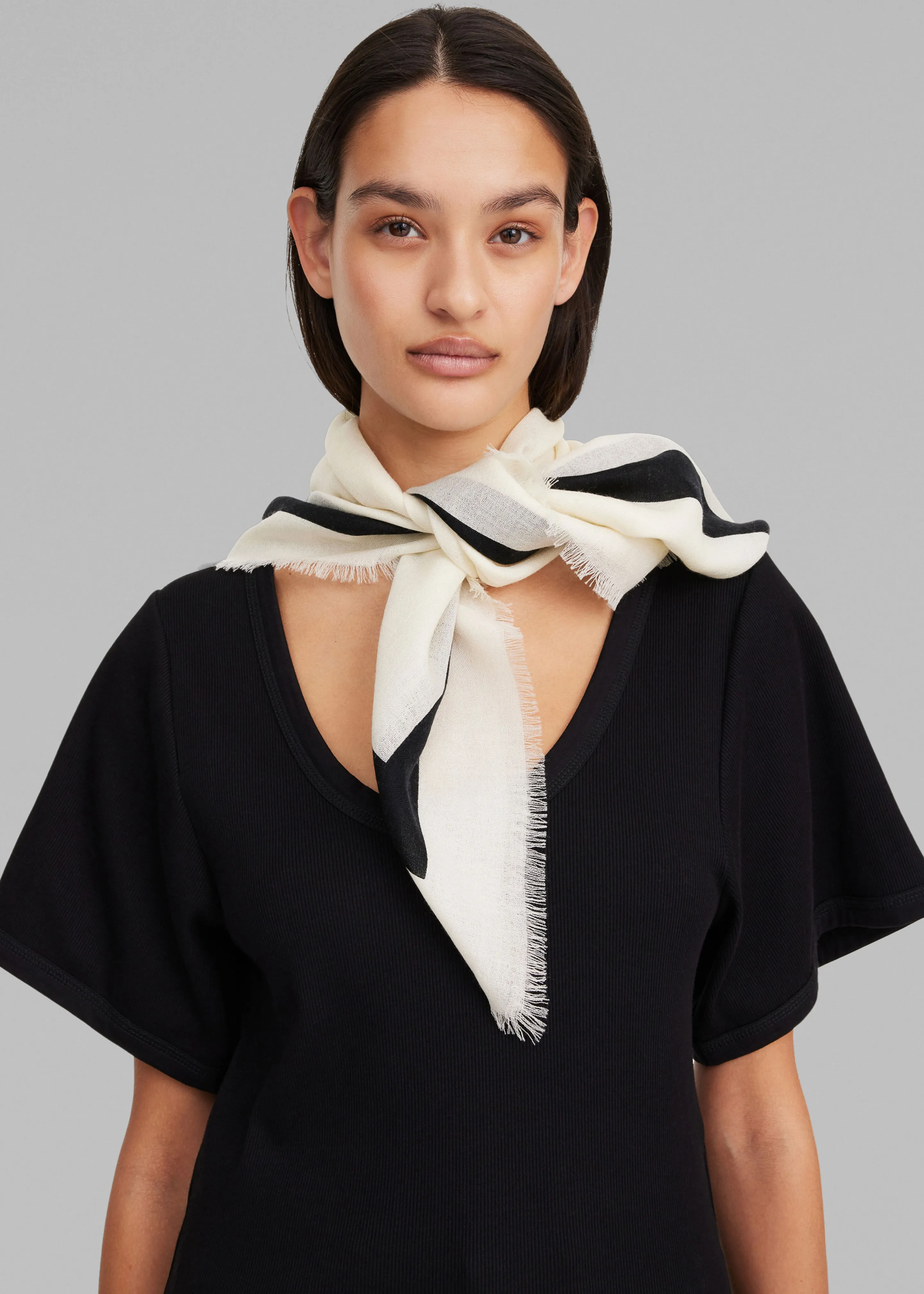 By Malene Birger Monlo Scarf - Black sold by Frankie Shop product image thumbnail 2
