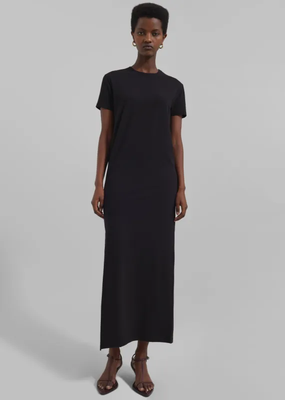 Maya T-Shirt Dress - Black sold by Frankie Shop