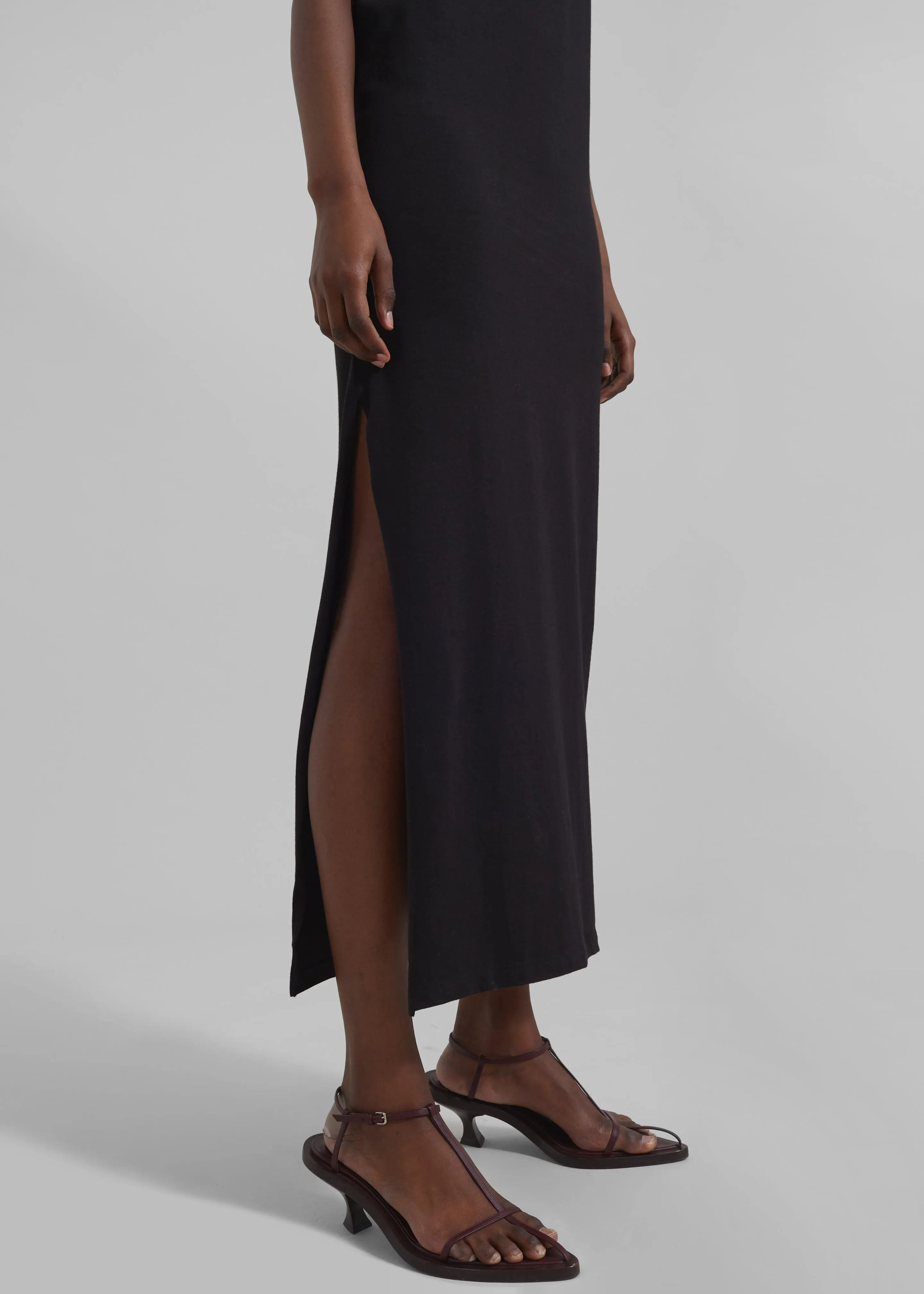 Maya T-Shirt Dress - Black sold by Frankie Shop product image thumbnail 5