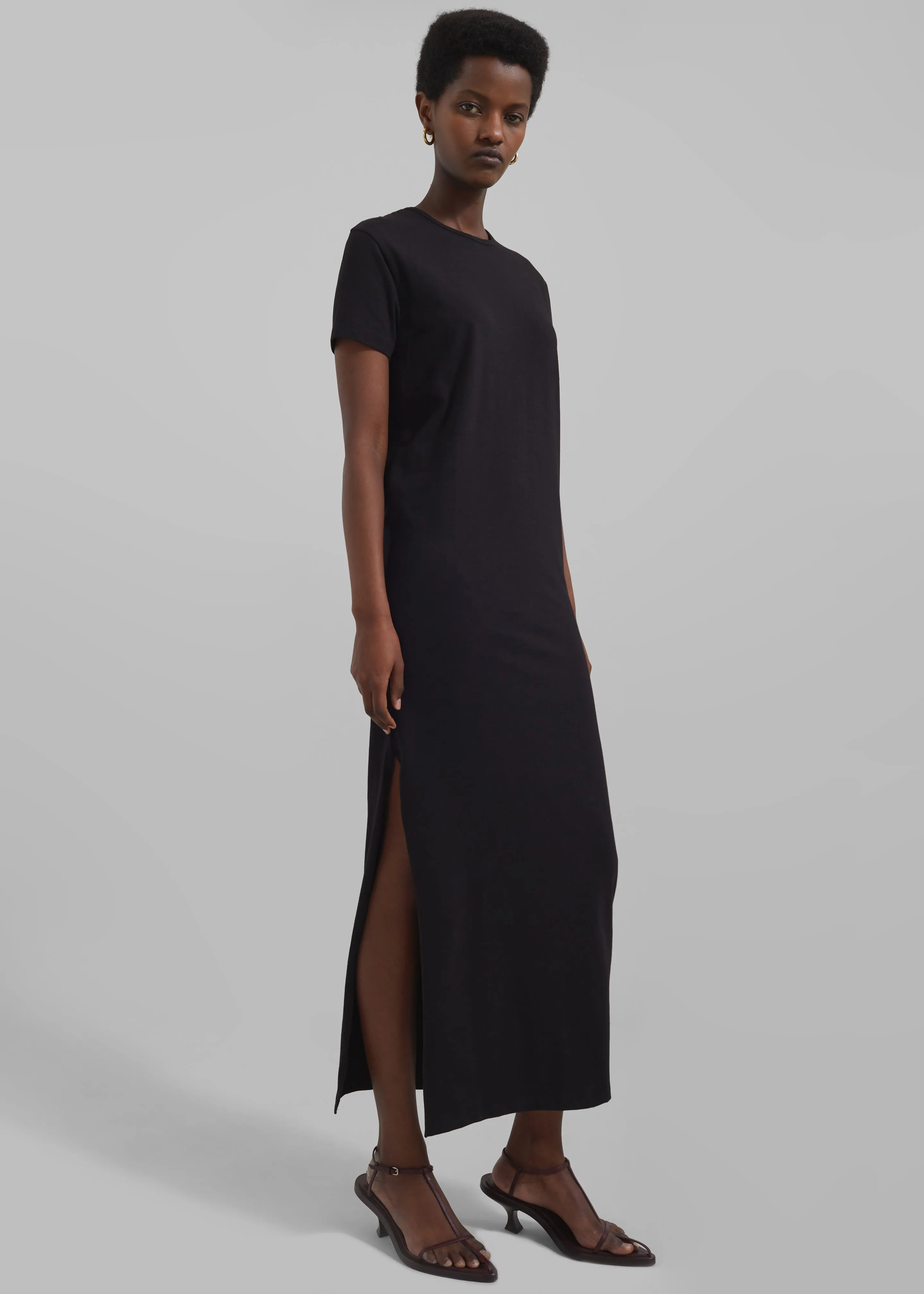 Maya T-Shirt Dress - Black sold by Frankie Shop product image thumbnail 4
