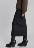 Neasi Wool-Blend Pencil Skirt - Black sold by Frankie Shop