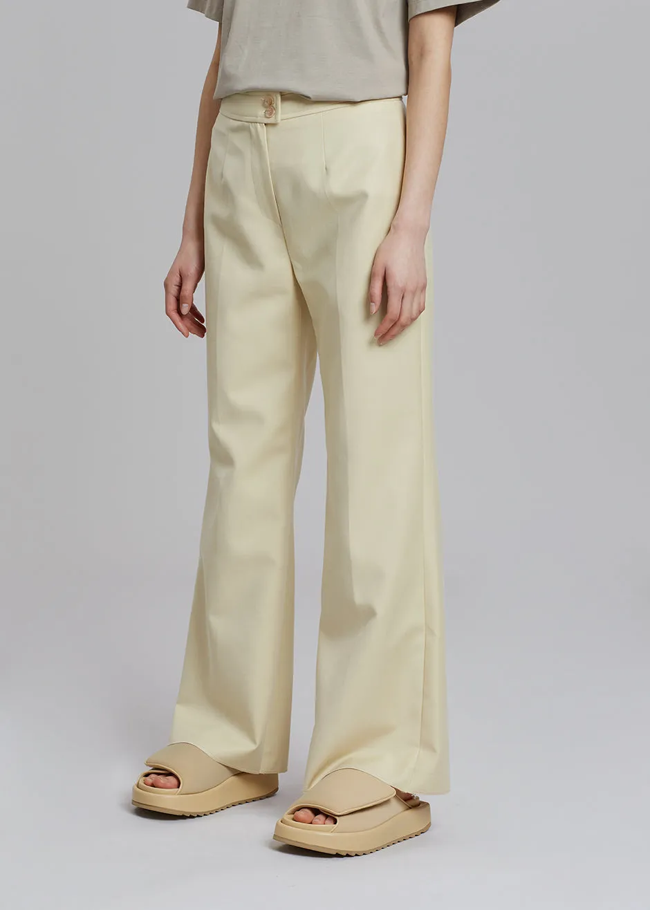Tolko Pants - Pale Yellow sold by Frankie Shop product image thumbnail 2