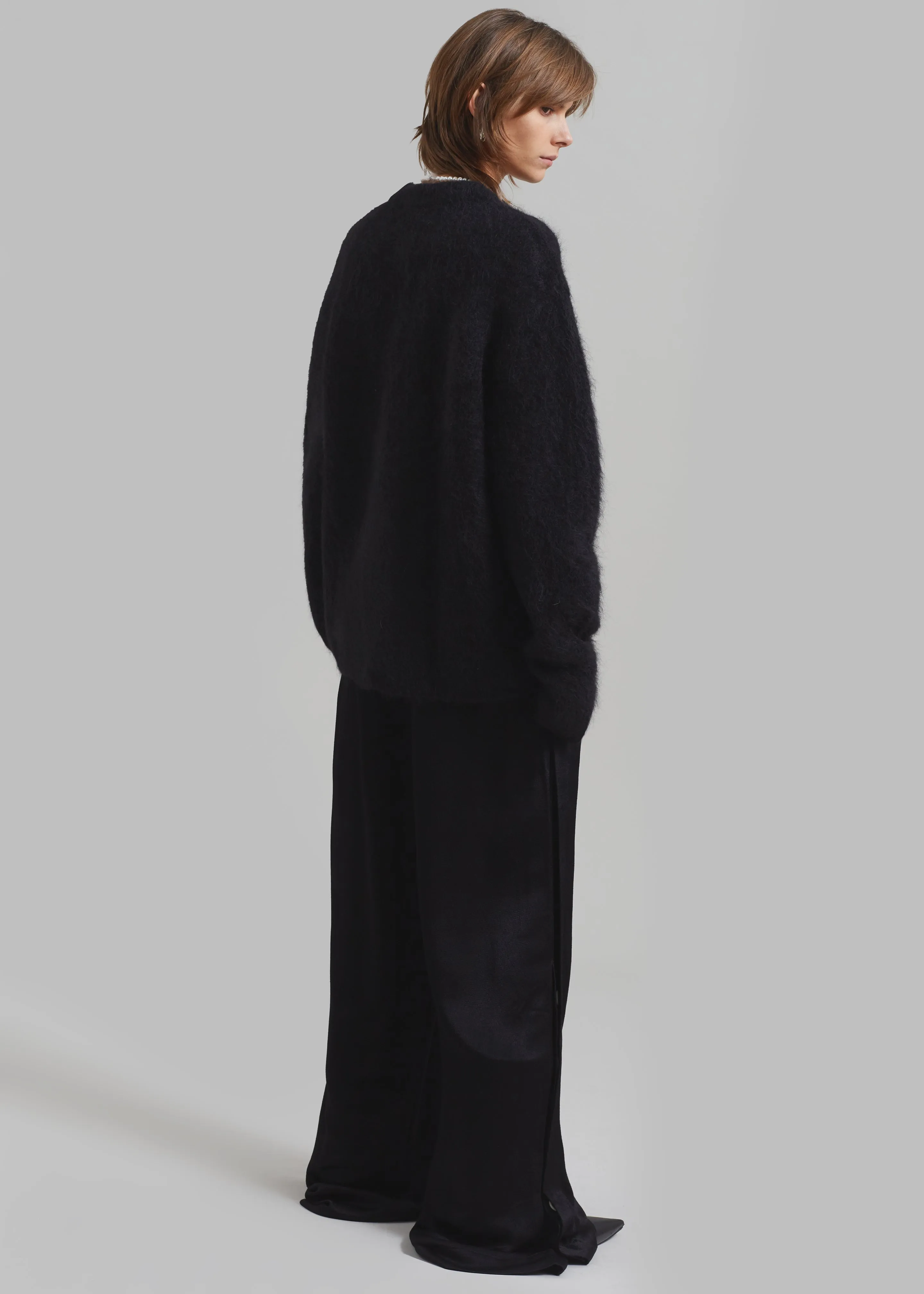 Amomento Round Neck Pullover - Black sold by Frankie Shop product image thumbnail 5