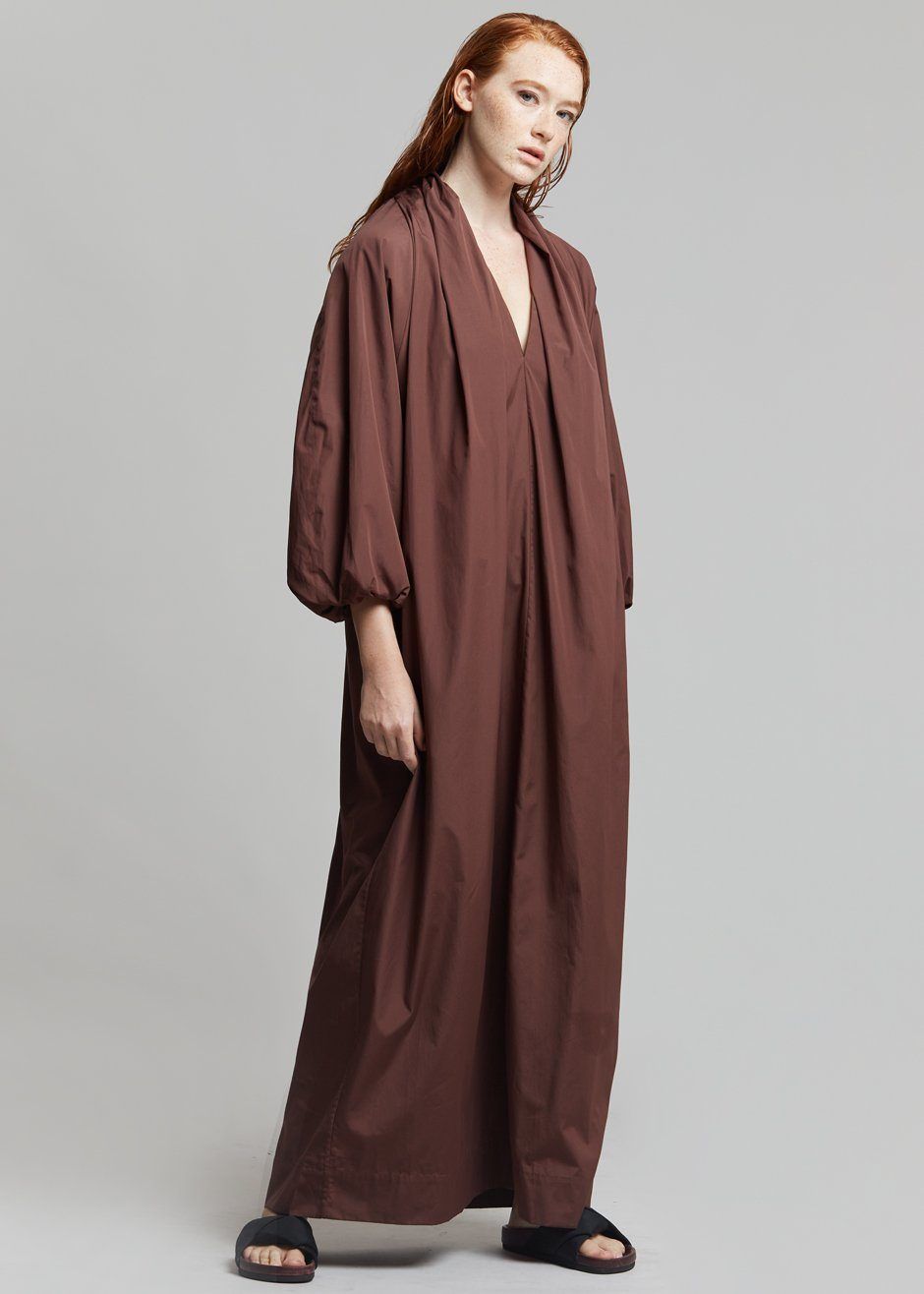 Esse Studios Collected Long Dress - Chocolate sold by Frankie Shop product image thumbnail 2