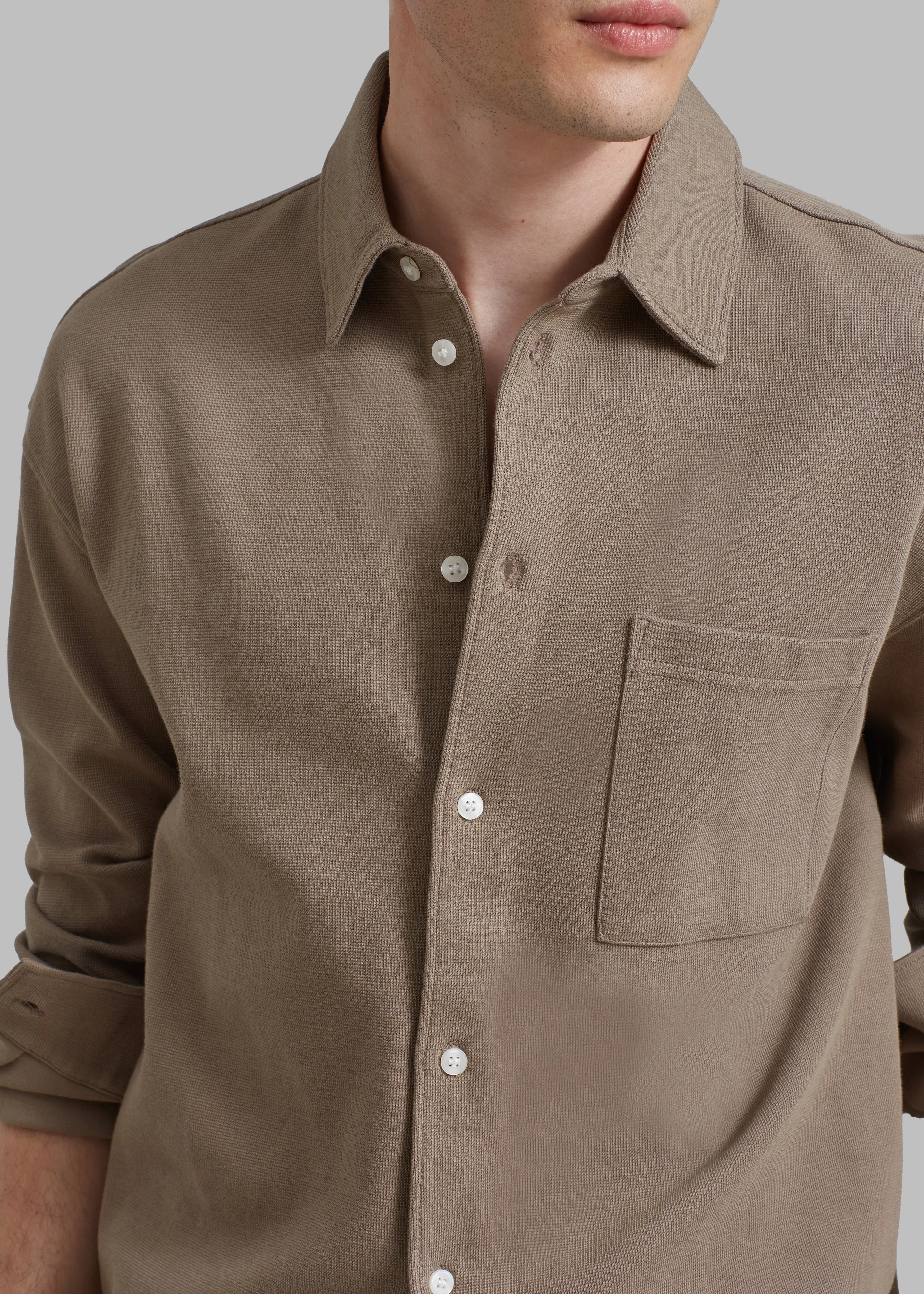 Samsøe Samsøe Poul Shirt - Brindle sold by Frankie Shop product image thumbnail 4