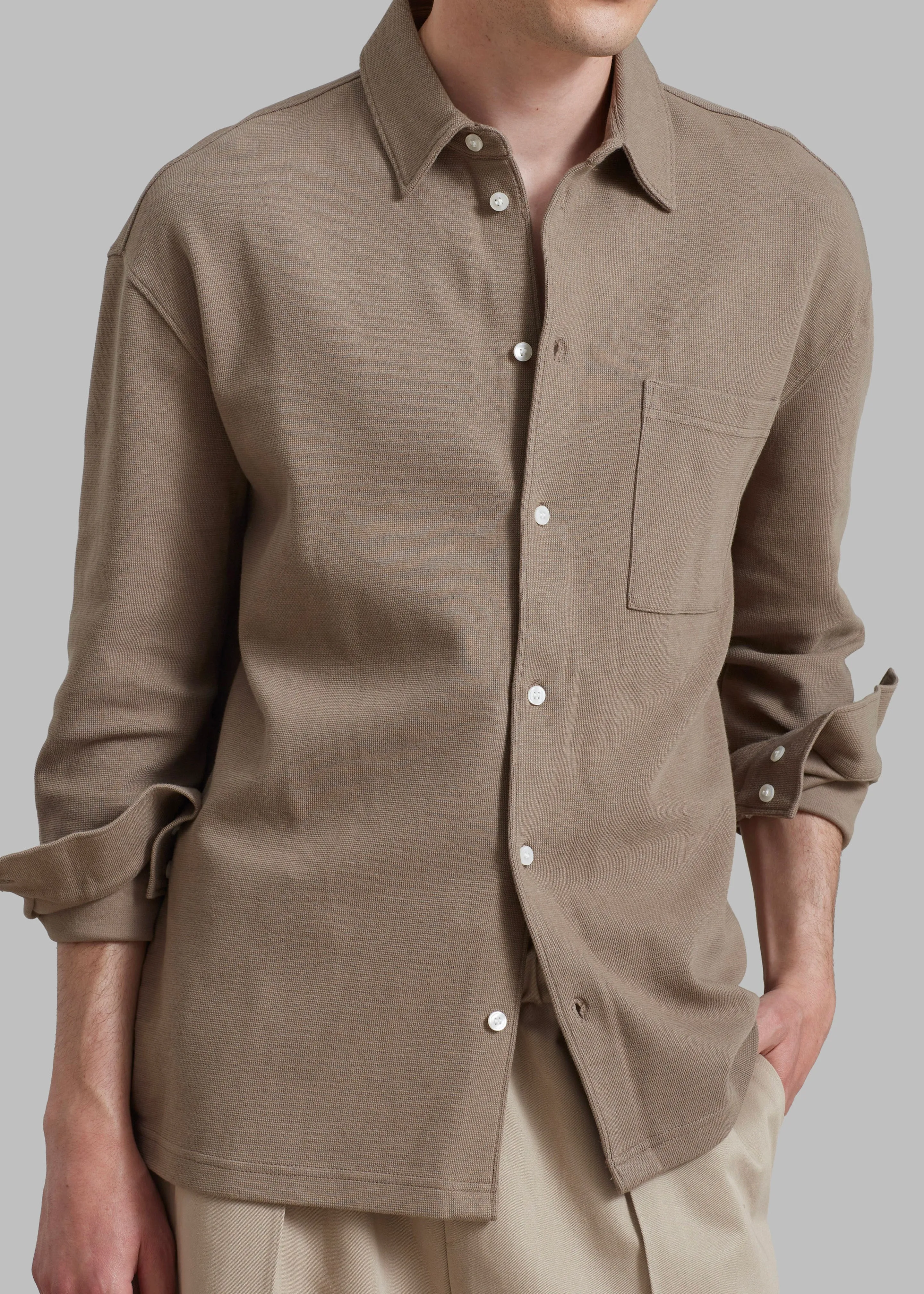 Samsøe Samsøe Poul Shirt - Brindle sold by Frankie Shop product image thumbnail 2