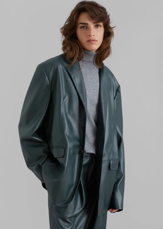 Olympia Blazer - Bottle Green sold by Frankie Shop