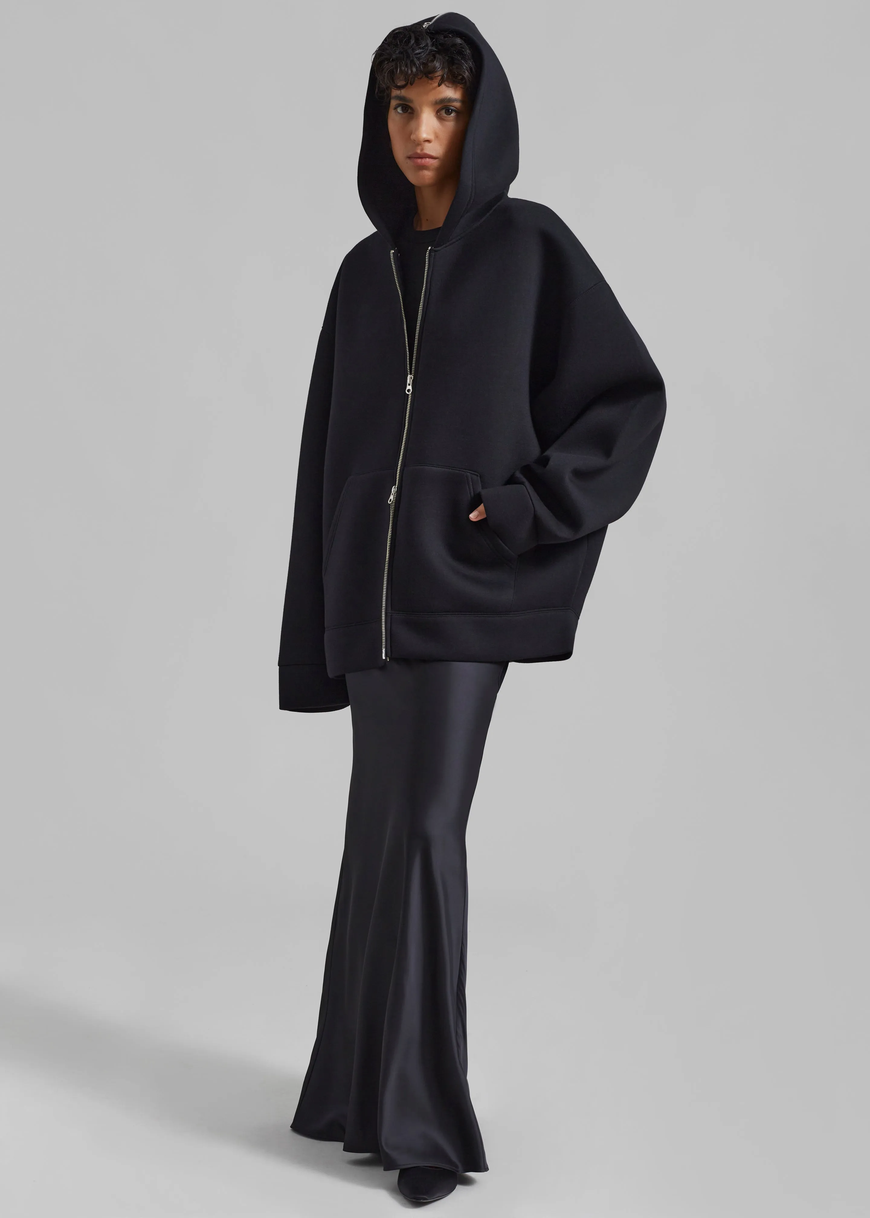 Denton Oversized Hoodie - Black sold by Frankie Shop