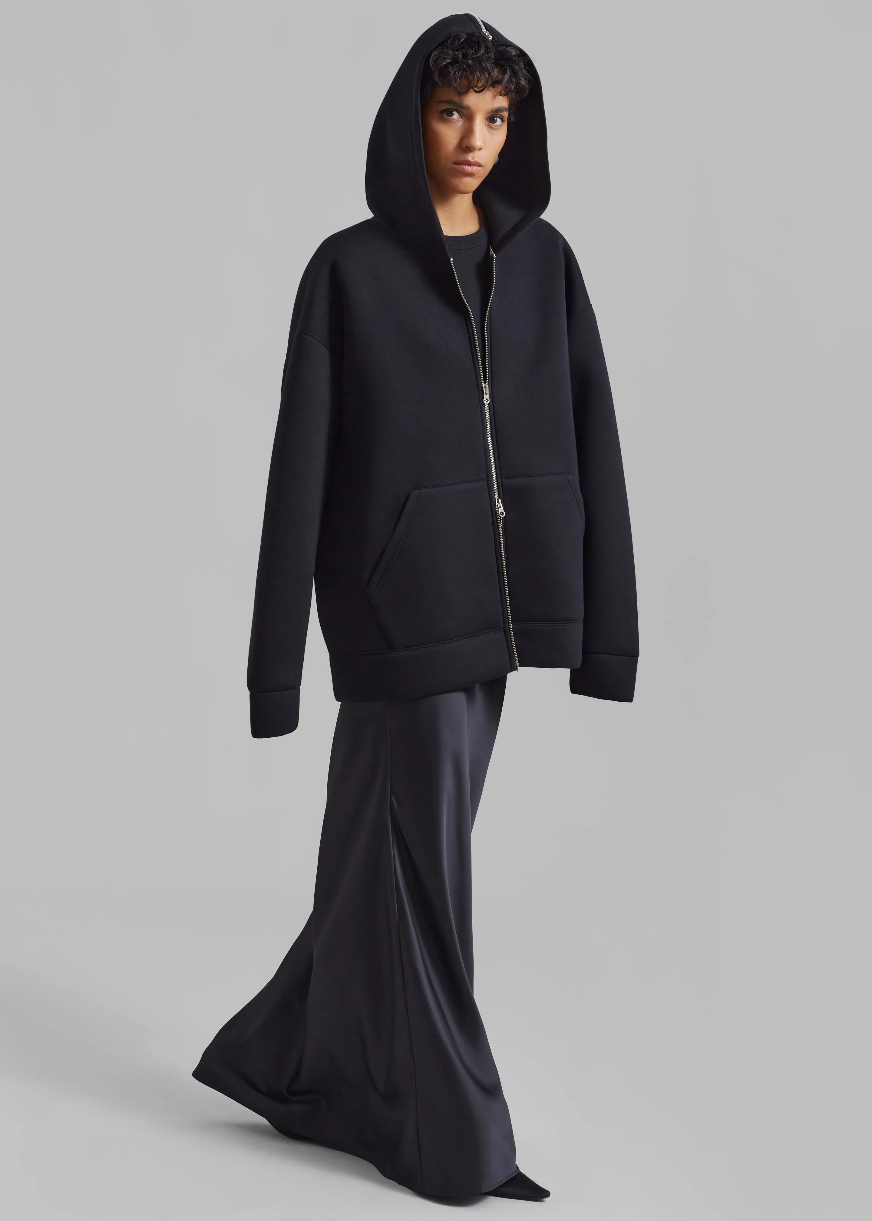 Denton Oversized Hoodie - Black sold by Frankie Shop product image thumbnail 5