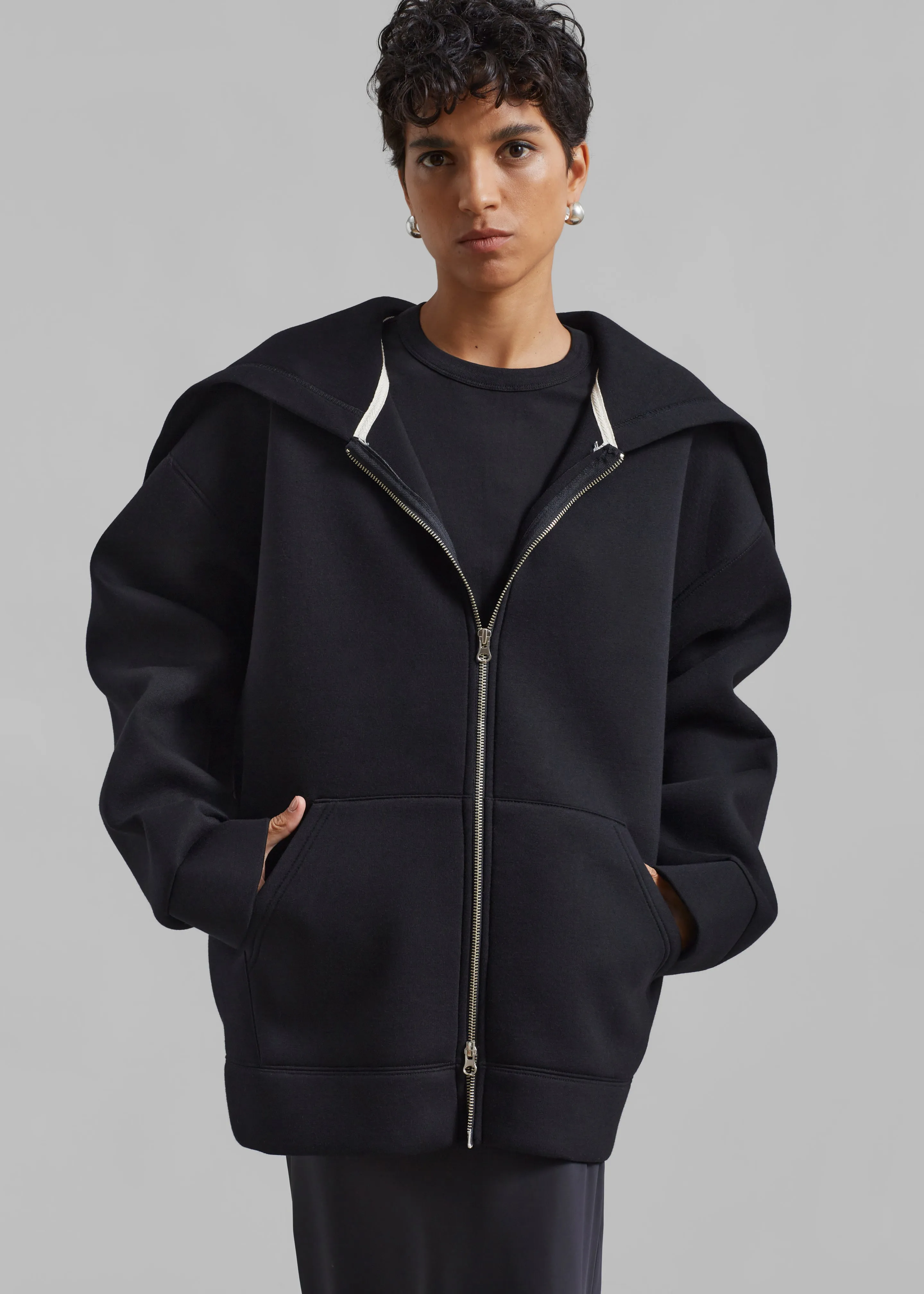 Denton Oversized Hoodie - Black sold by Frankie Shop product image thumbnail 2