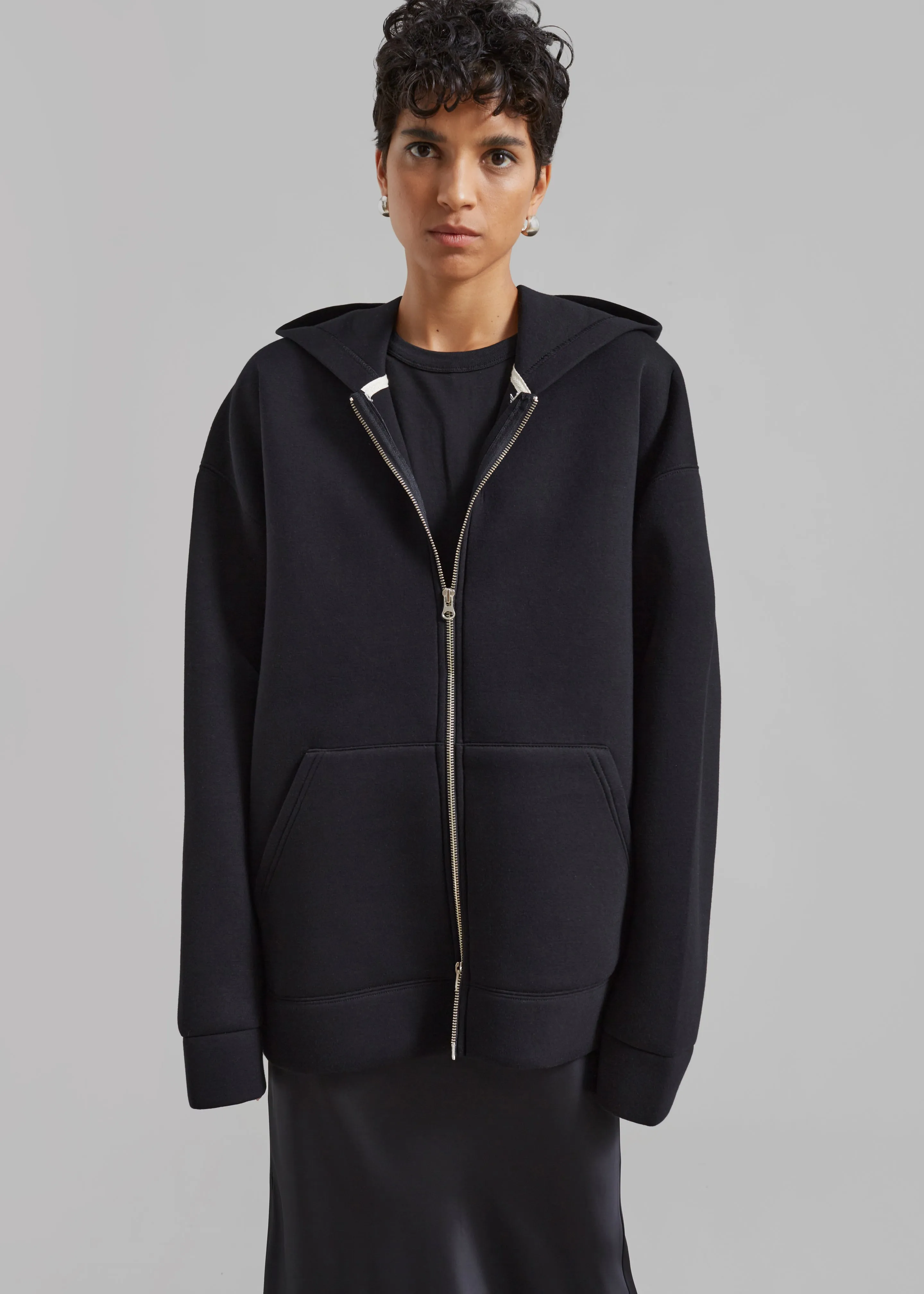Denton Oversized Hoodie - Black sold by Frankie Shop product image thumbnail 4