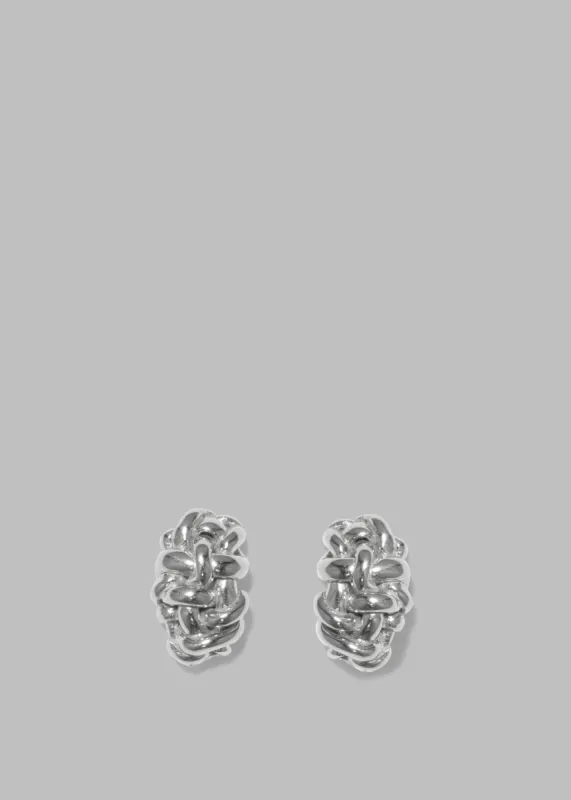 Completedworks The Paths of Memory Earrings - Rhodium Plated made by Frankie Shop