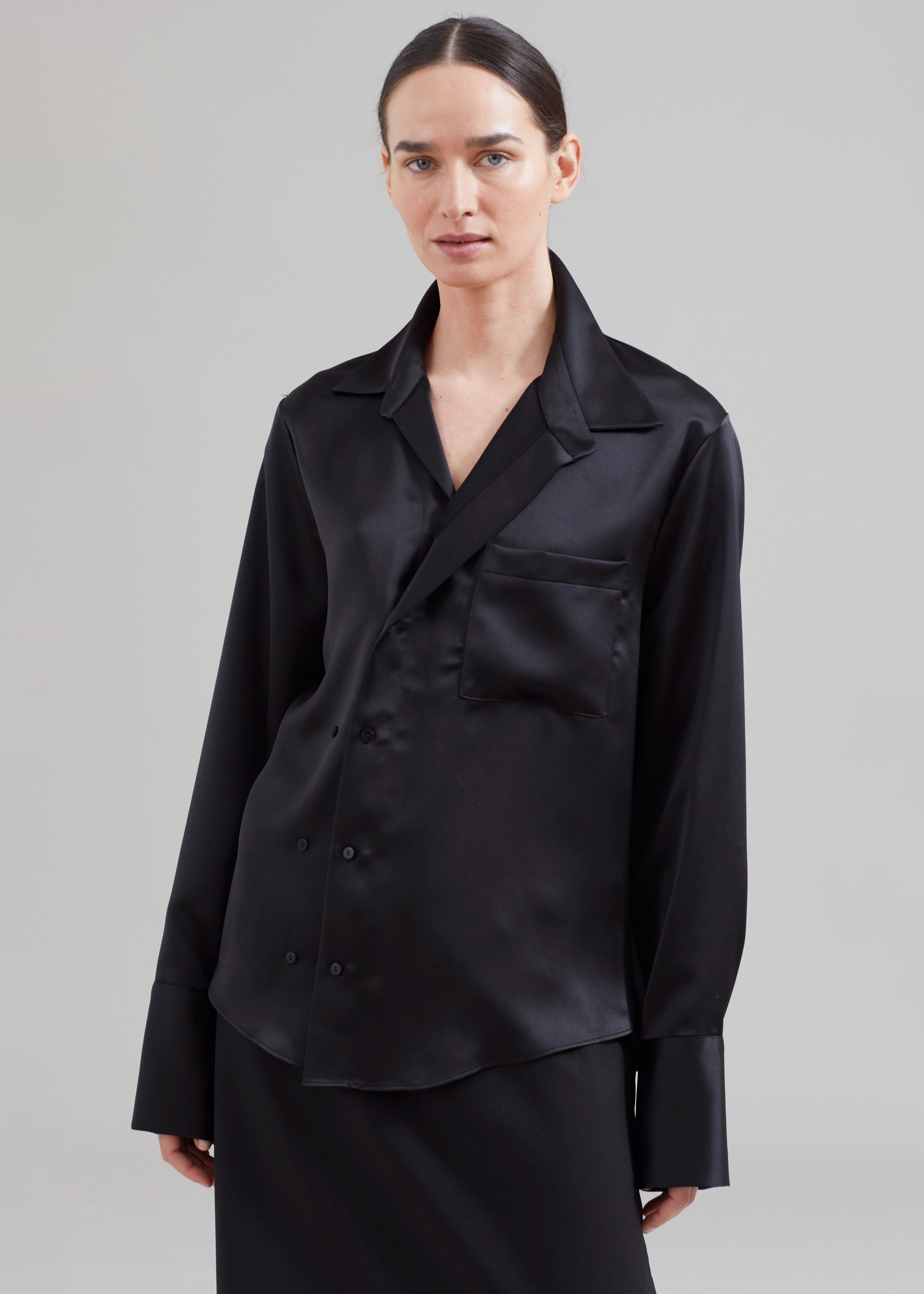 Sree Silky Shirt - Black sold by Frankie Shop
