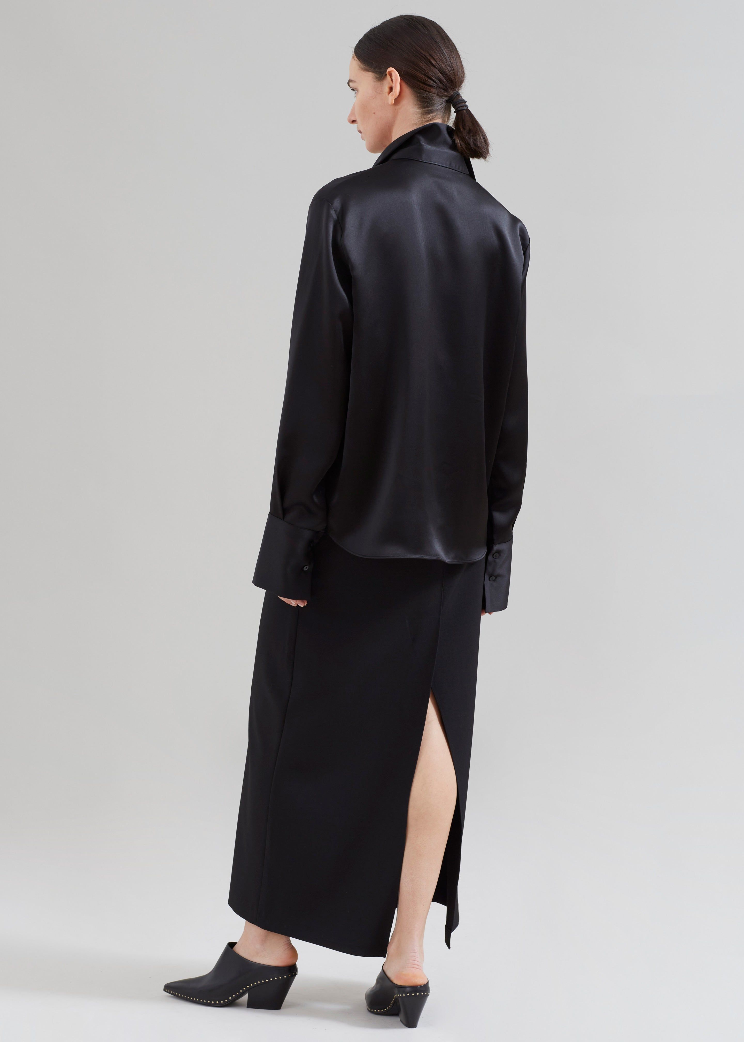 Sree Silky Shirt - Black sold by Frankie Shop product image thumbnail 6