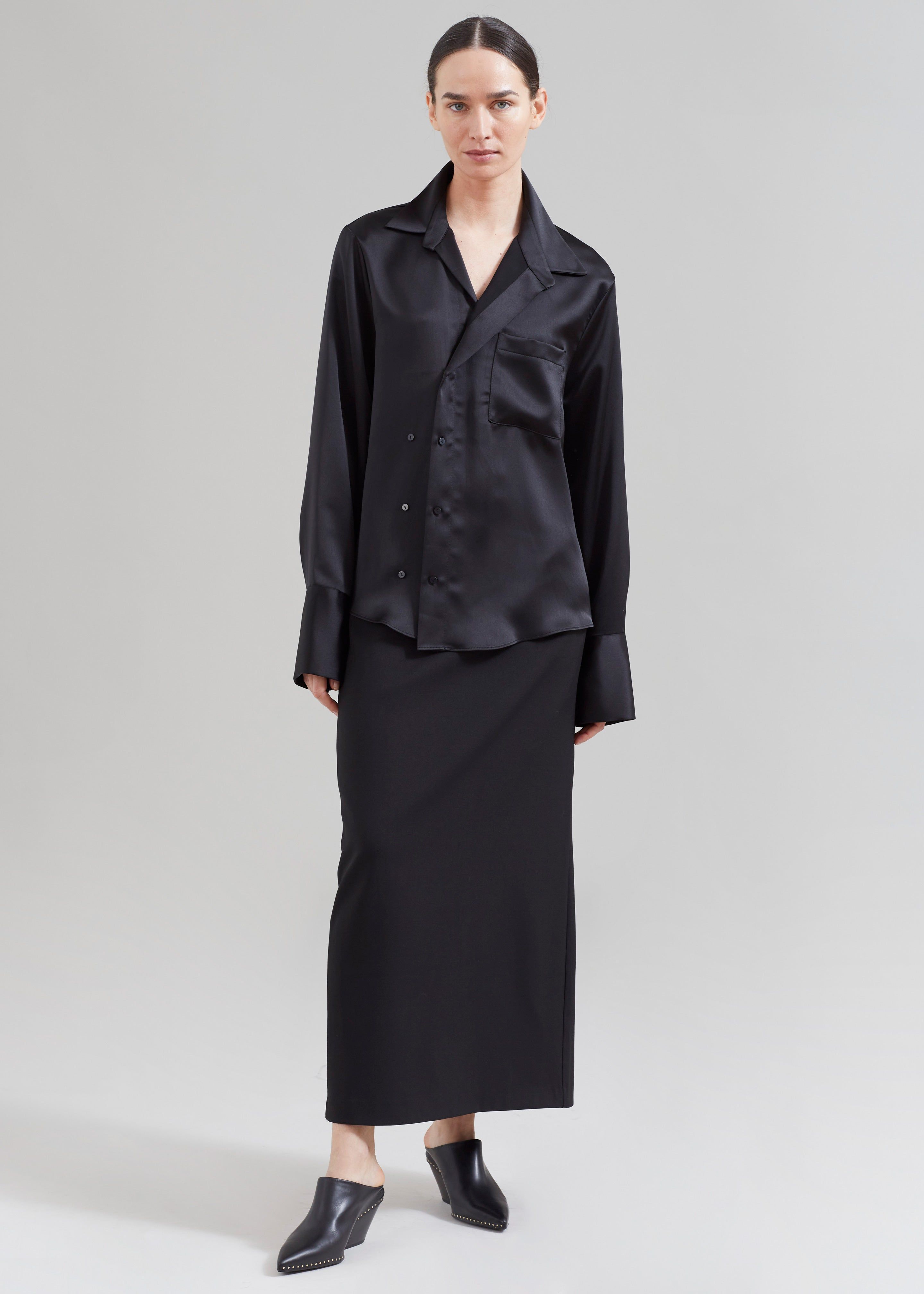 Sree Silky Shirt - Black sold by Frankie Shop product image thumbnail 5
