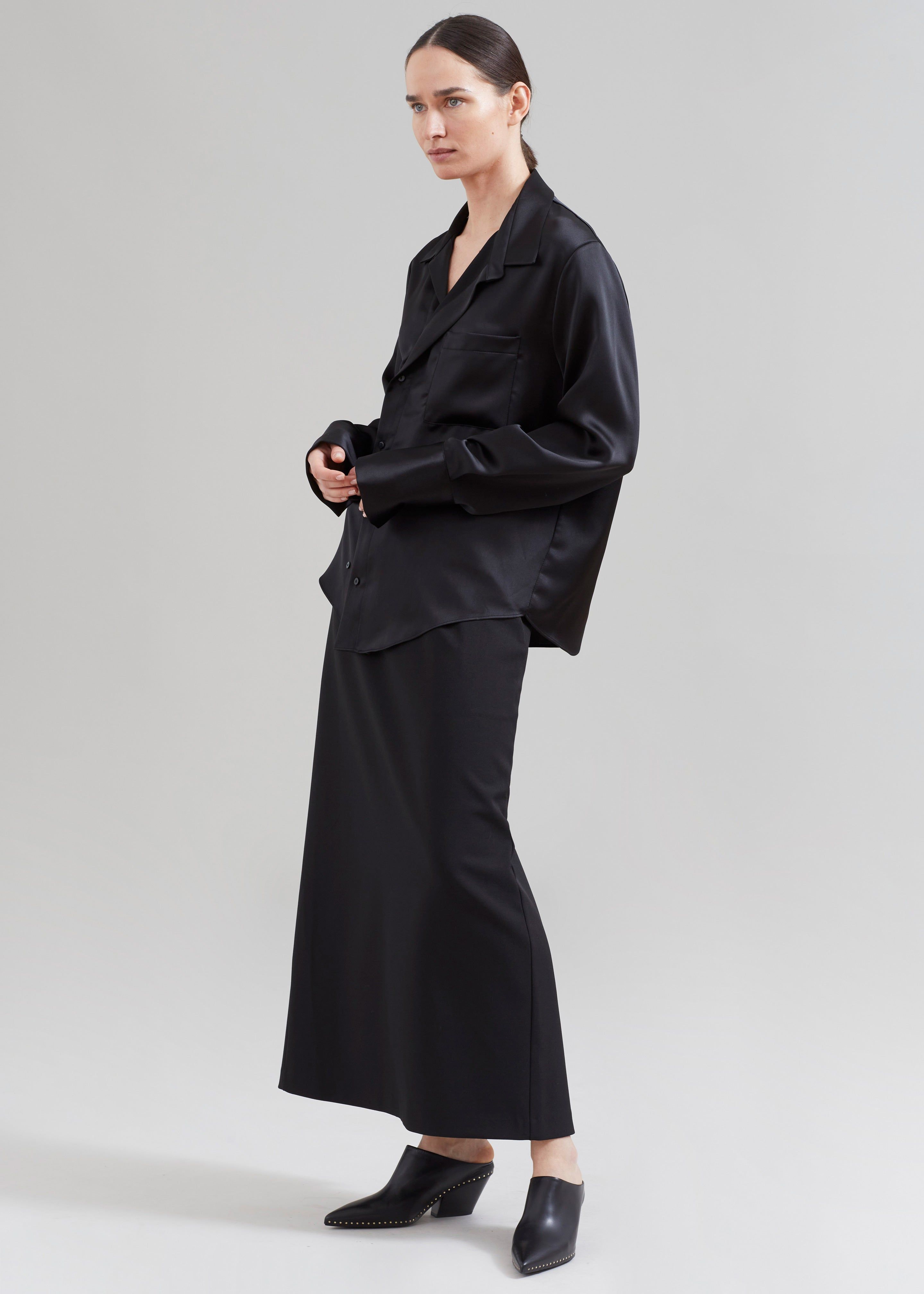 Sree Silky Shirt - Black sold by Frankie Shop product image thumbnail 4