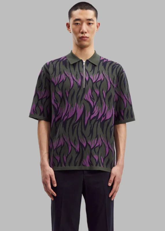 Samsøe Samsøe Garam Polo - Sunset Flame made by Frankie Shop