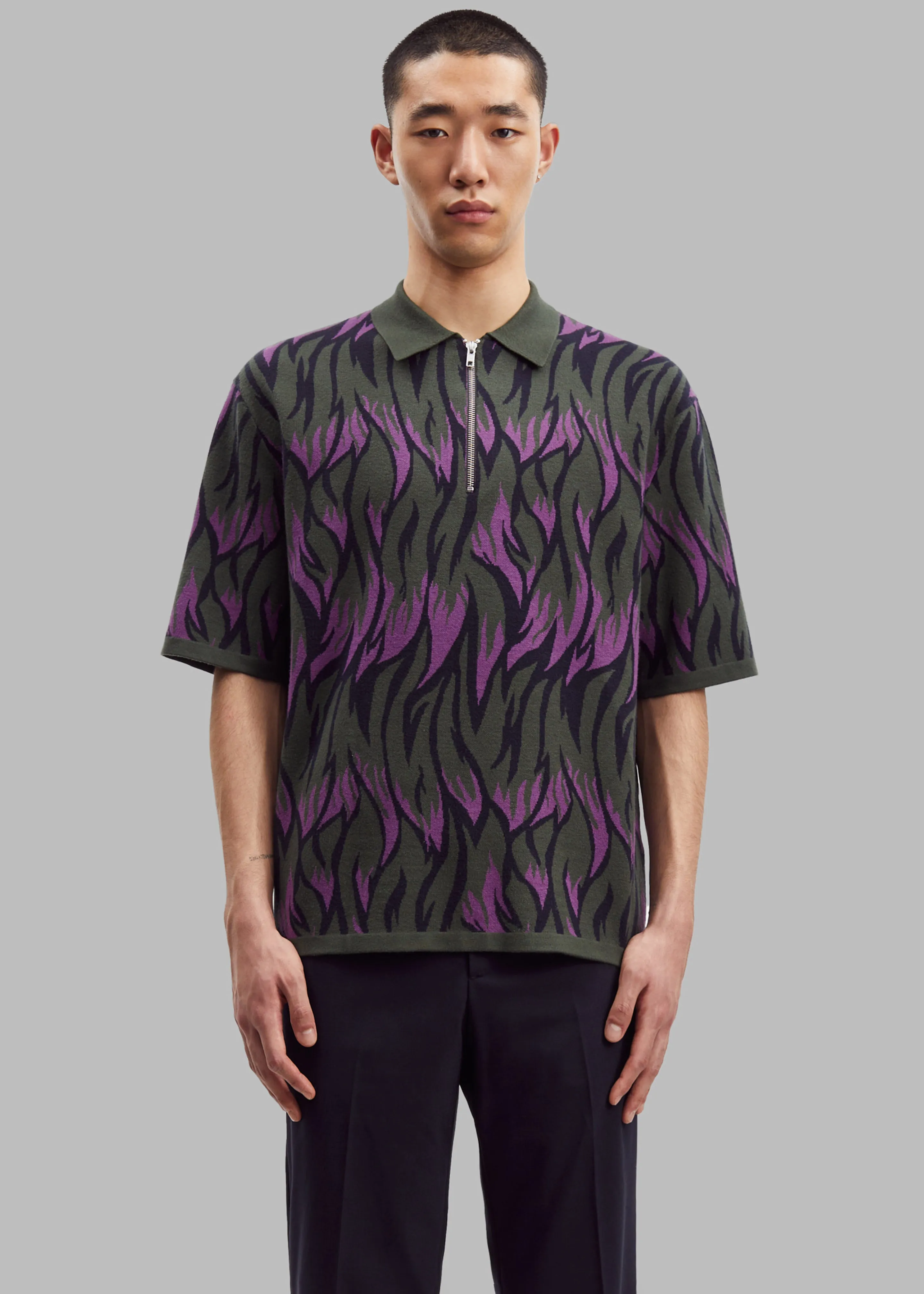 Samsøe Samsøe Garam Polo - Sunset Flame sold by Frankie Shop