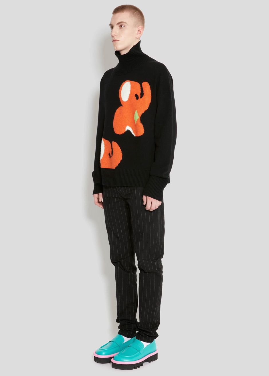 JW Anderson Elephant Turtleneck Jumper - Black sold by Frankie Shop product image thumbnail 4