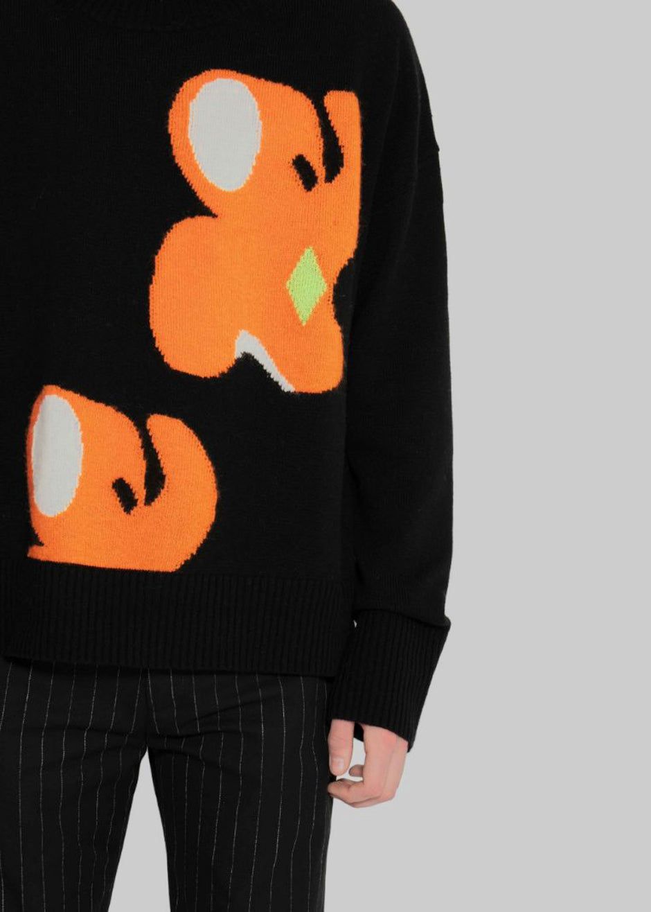 JW Anderson Elephant Turtleneck Jumper - Black sold by Frankie Shop product image thumbnail 2